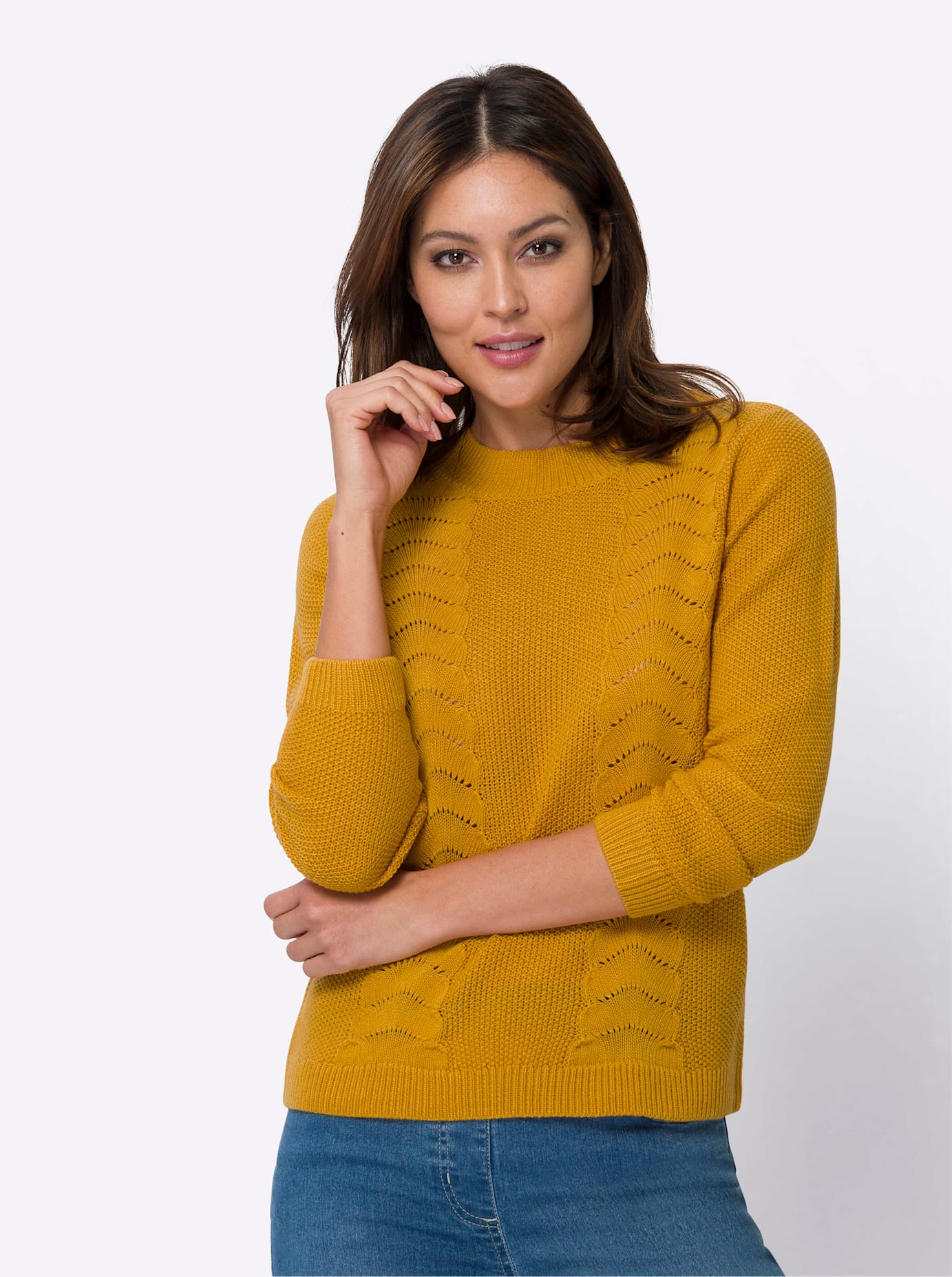 Classic Basics Rundhalspullover »Langarm-Pullover« von Classic Basics