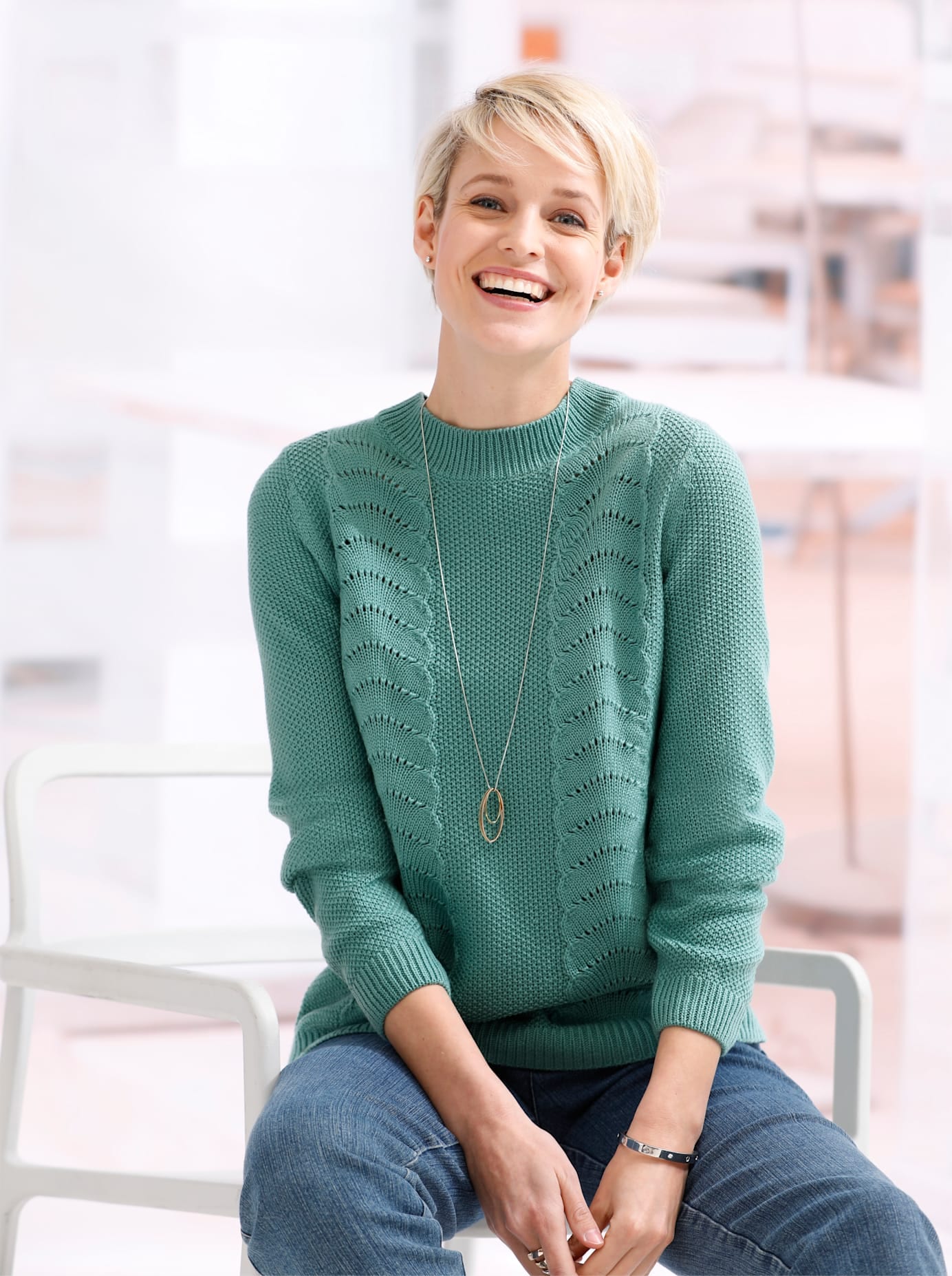 Classic Basics Rundhalspullover »Pullover« Classic Basics Rundhalspullover »Pullover« von Classic Basics