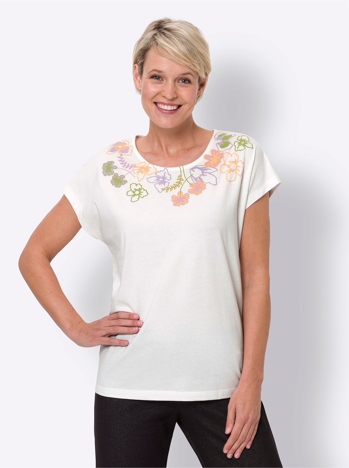 Classic Basics Rundhalsshirt »Kurzarm-Shirt« Classic Basics Rundhalsshirt »Kurzarm-Shirt« von Classic Basics