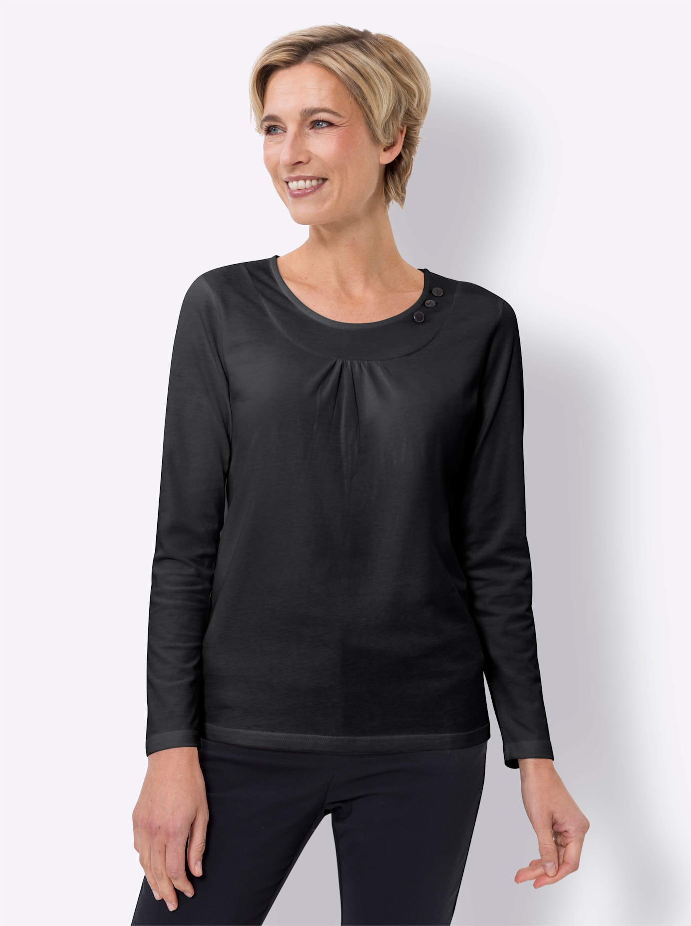 Classic Basics Rundhalsshirt »Rundhals-Shirt« Classic Basics Rundhalsshirt »Rundhals-Shirt« von Classic Basics