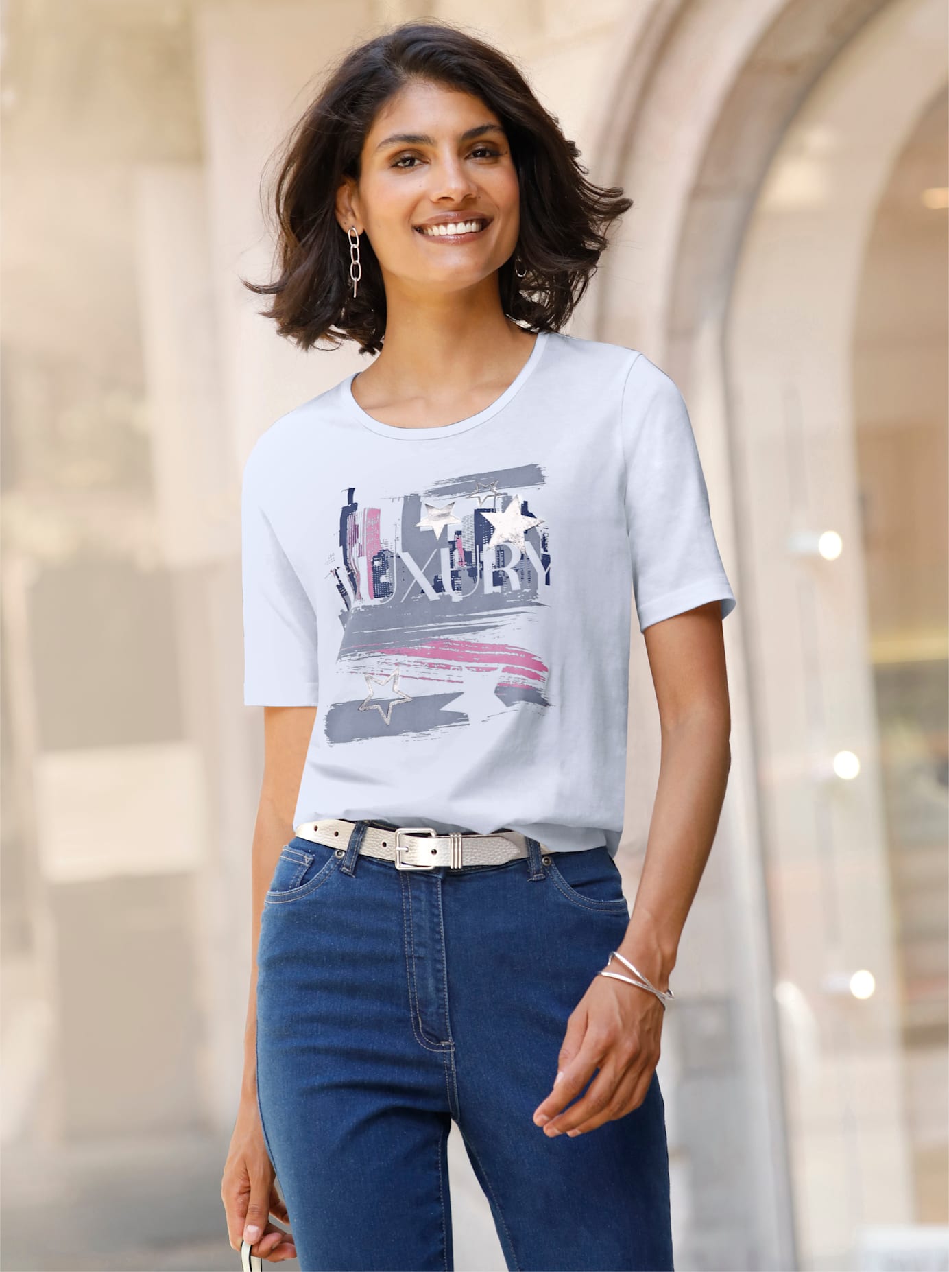 Classic Basics Rundhalsshirt »Rundhals-Shirt« Classic Basics Rundhalsshirt »Rundhals-Shirt« von Classic Basics
