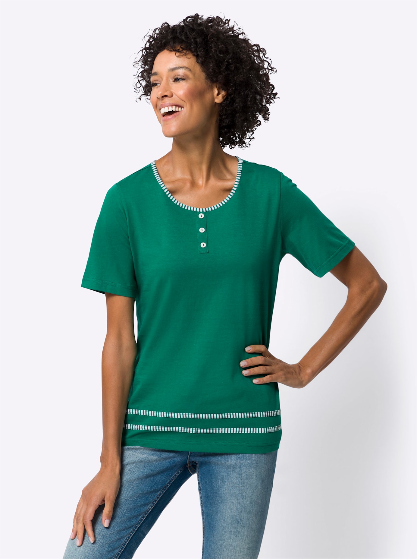 Classic Basics Rundhalsshirt »Rundhals-Shirt« Classic Basics Rundhalsshirt »Rundhals-Shirt« von Classic Basics