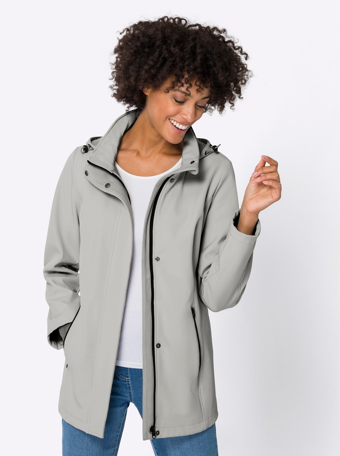 Classic Basics Softshelljacke, mit Kapuze von Classic Basics