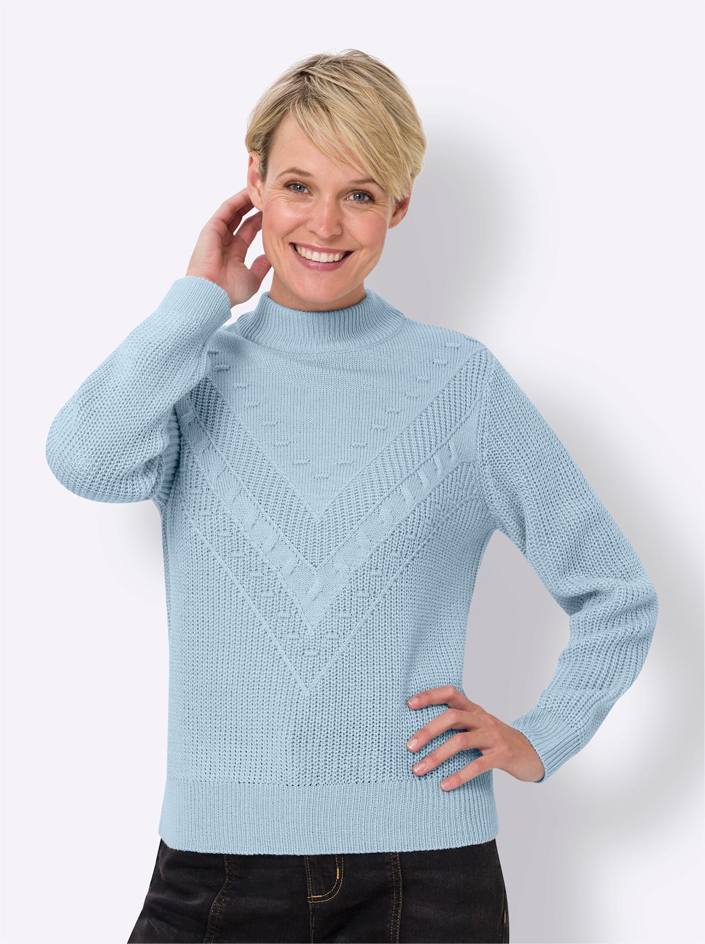 Classic Basics Stehkragenpullover »Langarm-Pullover« Classic Basics Stehkragenpullover »Langarm-Pullover« von Classic Basics