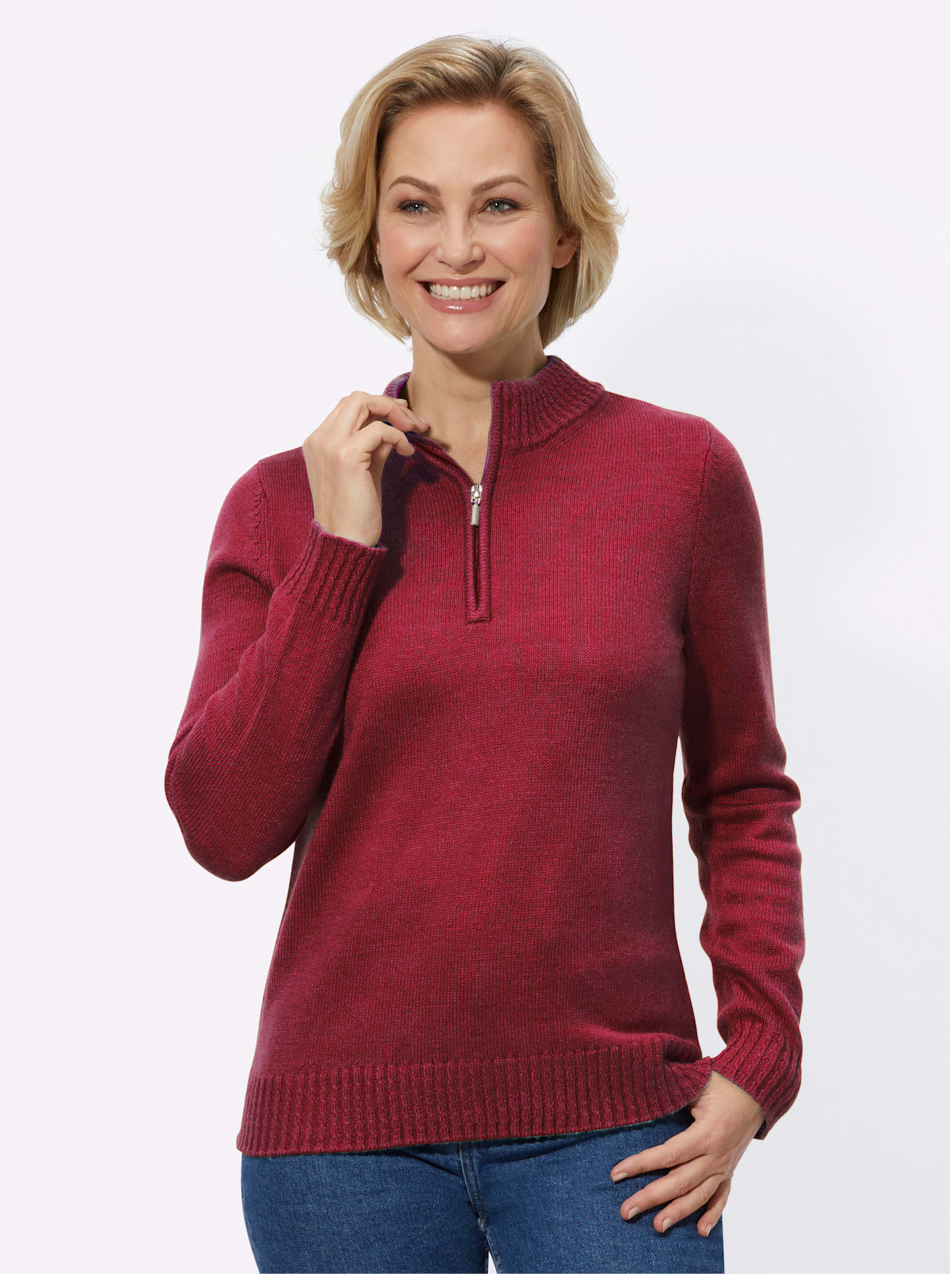 Classic Basics Stehkragenpullover »Pullover« von Classic Basics