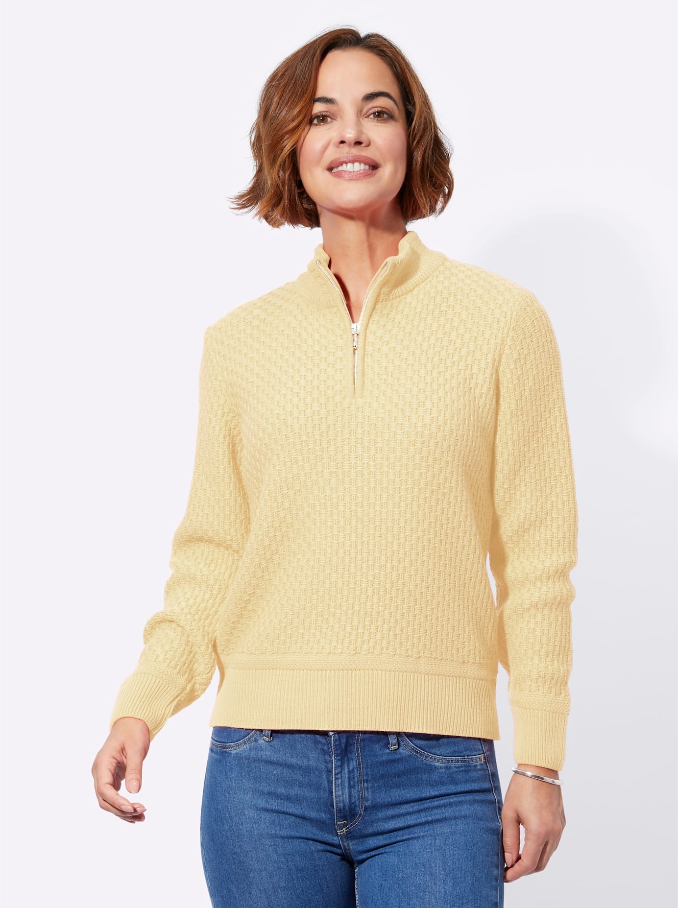 Classic Basics Stehkragenpullover »Pullover« von Classic Basics