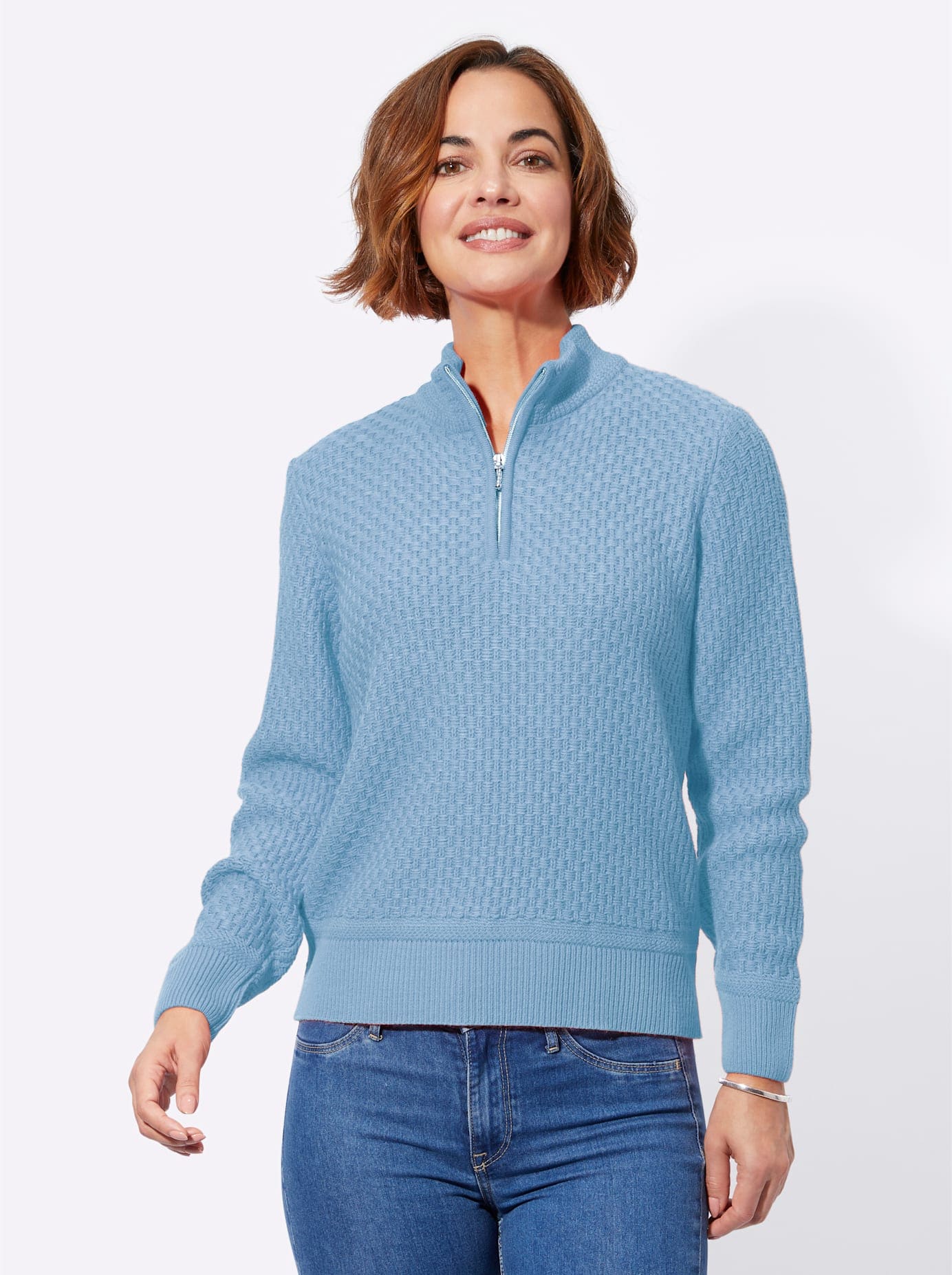 Classic Basics Stehkragenpullover »Pullover« von Classic Basics