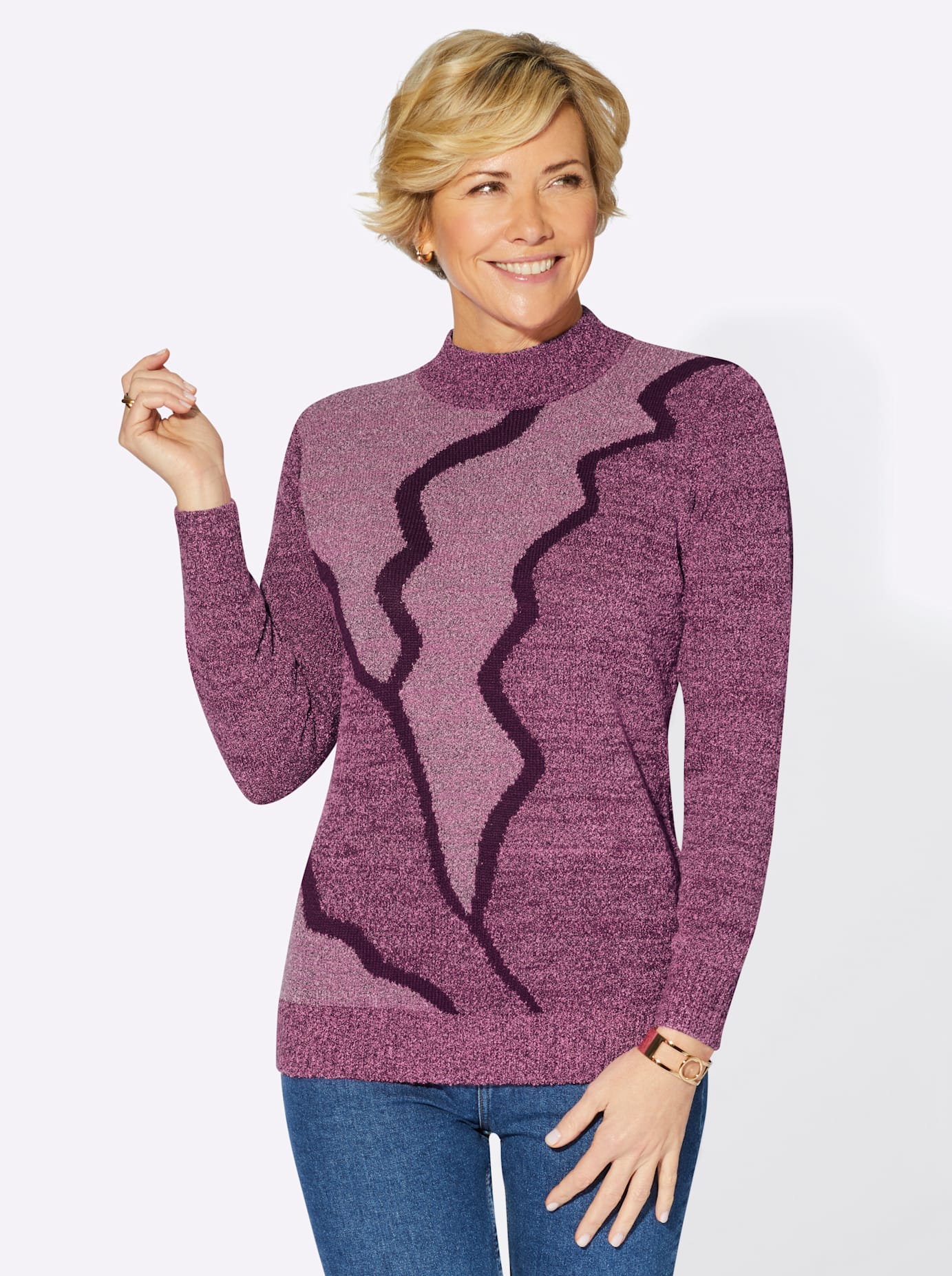 Classic Basics Stehkragenpullover »Pullover« von Classic Basics