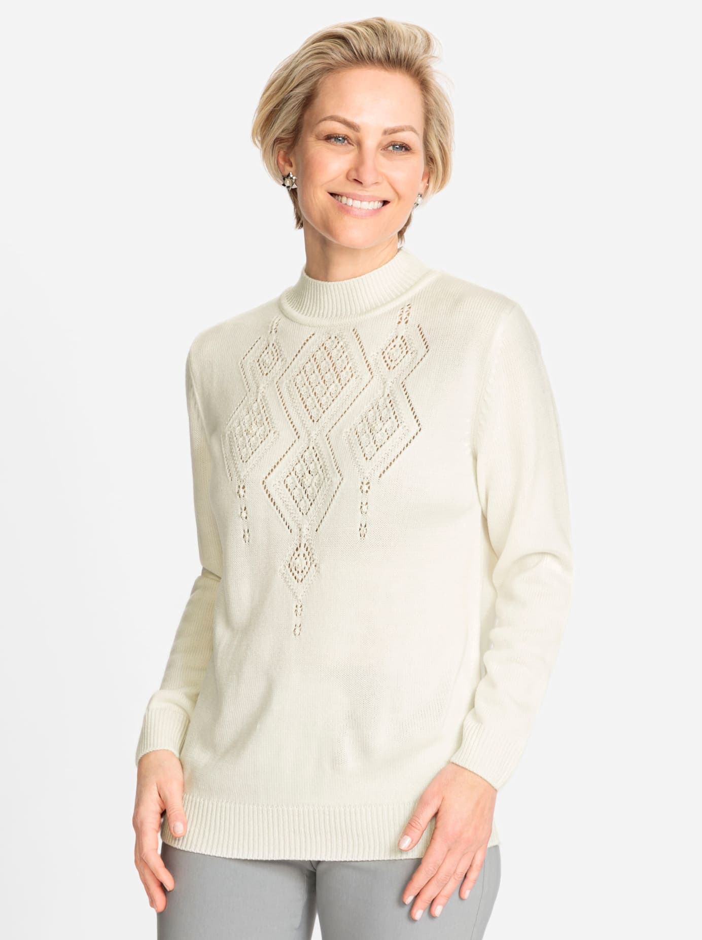 Classic Basics Stehkragenpullover »Pullover« von Classic Basics