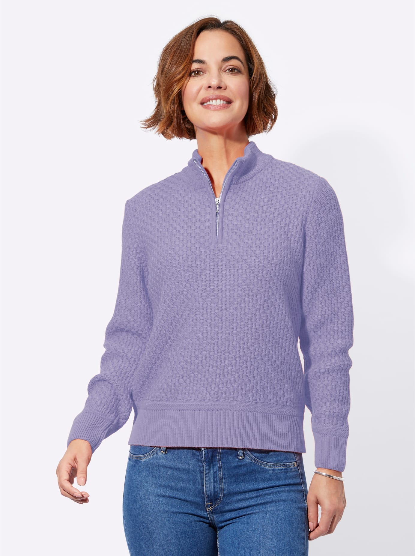 Classic Basics Stehkragenpullover »Pullover« von Classic Basics