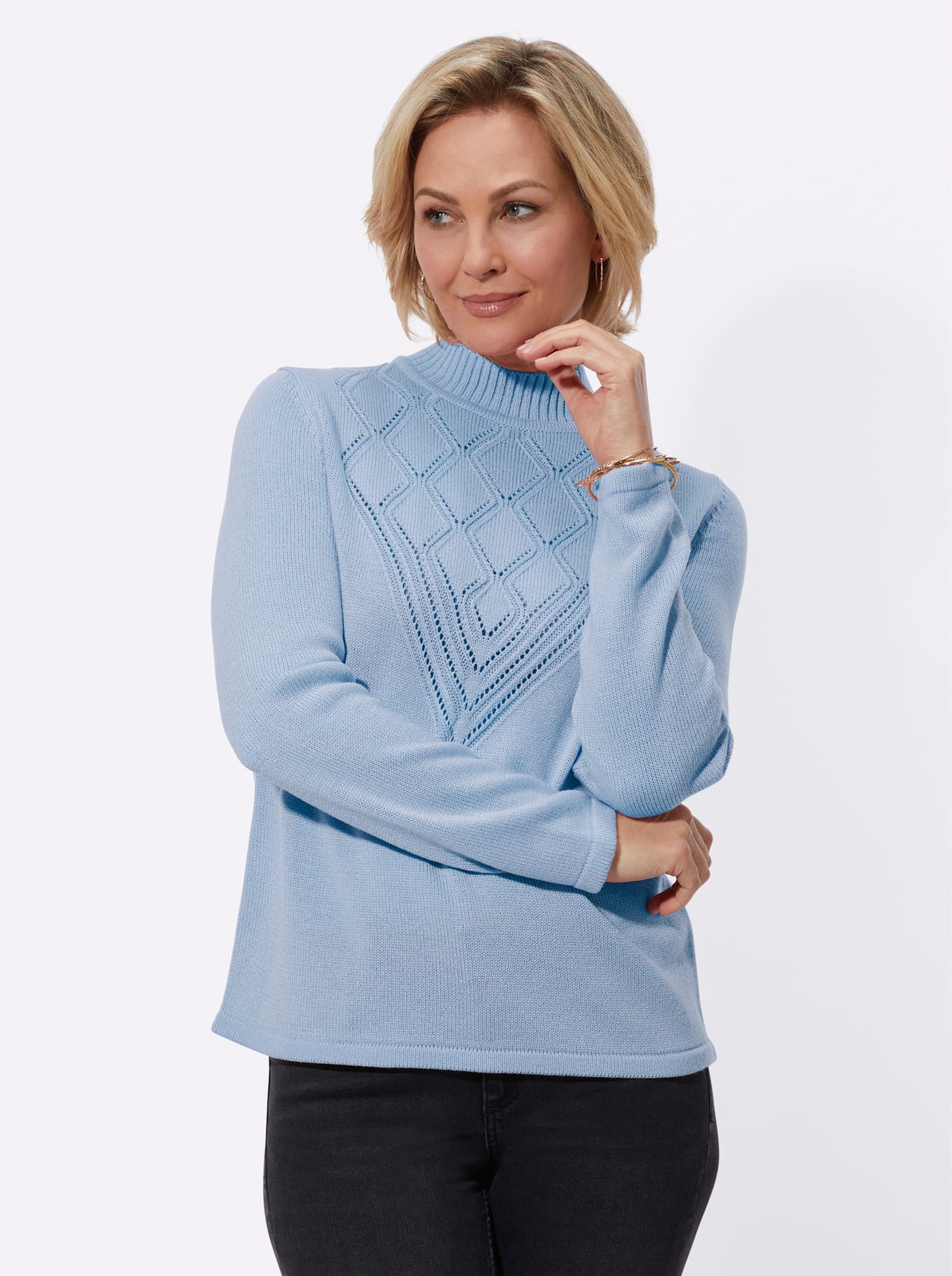 Classic Basics Stehkragenpullover »Pullover« von Classic Basics