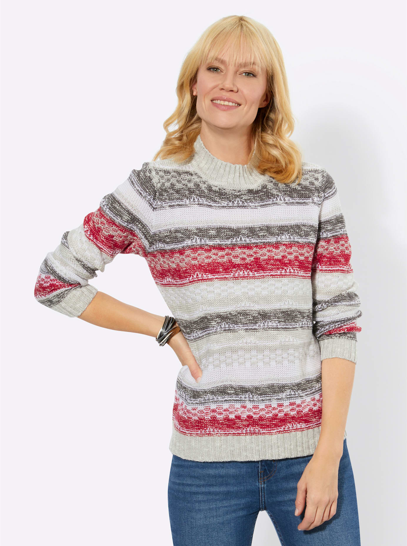 Classic Basics Stehkragenpullover »Pullover« von Classic Basics