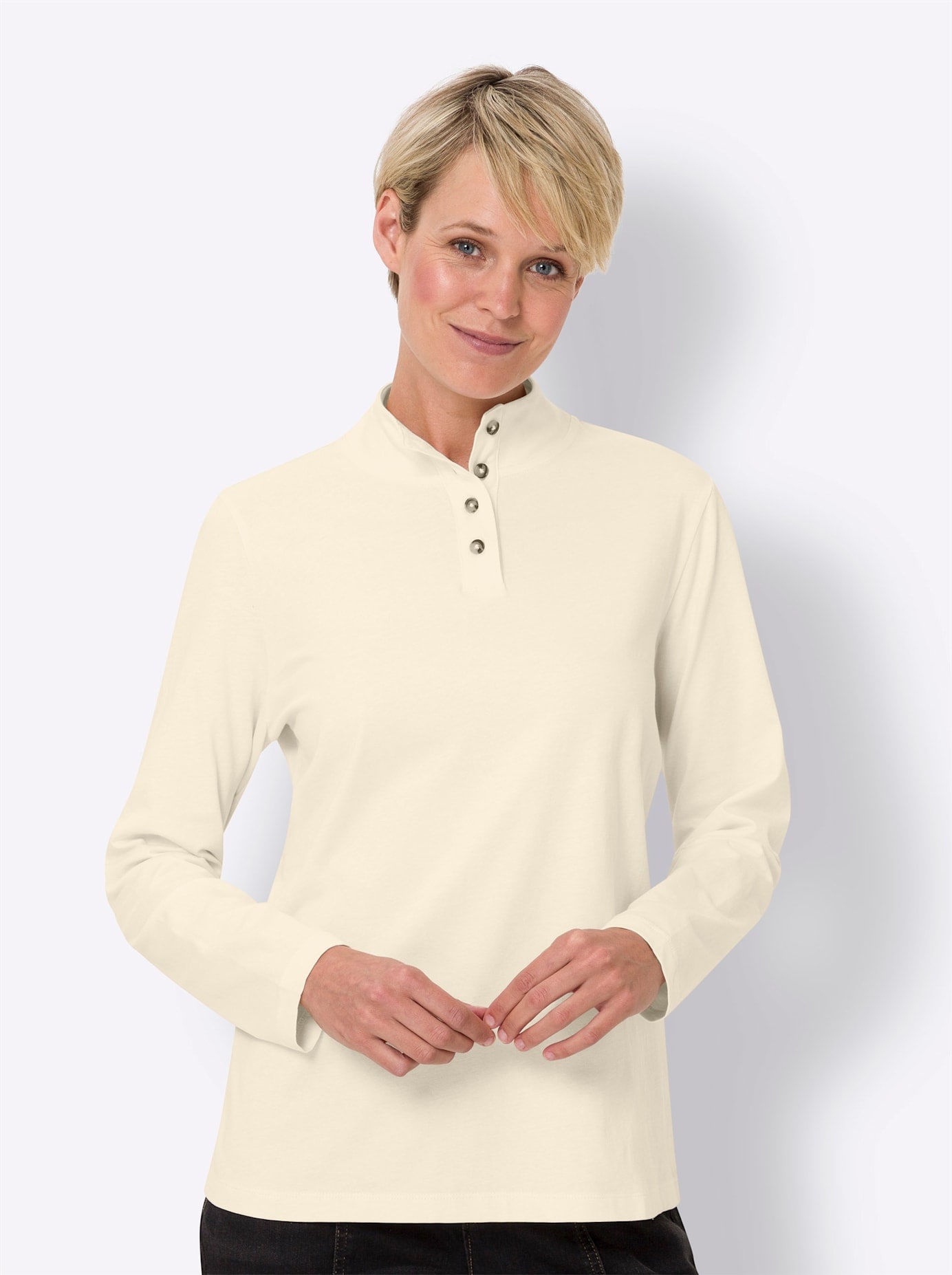Classic Basics Stehkragenshirt »Shirt« Classic Basics Stehkragenshirt »Shirt« von Classic Basics