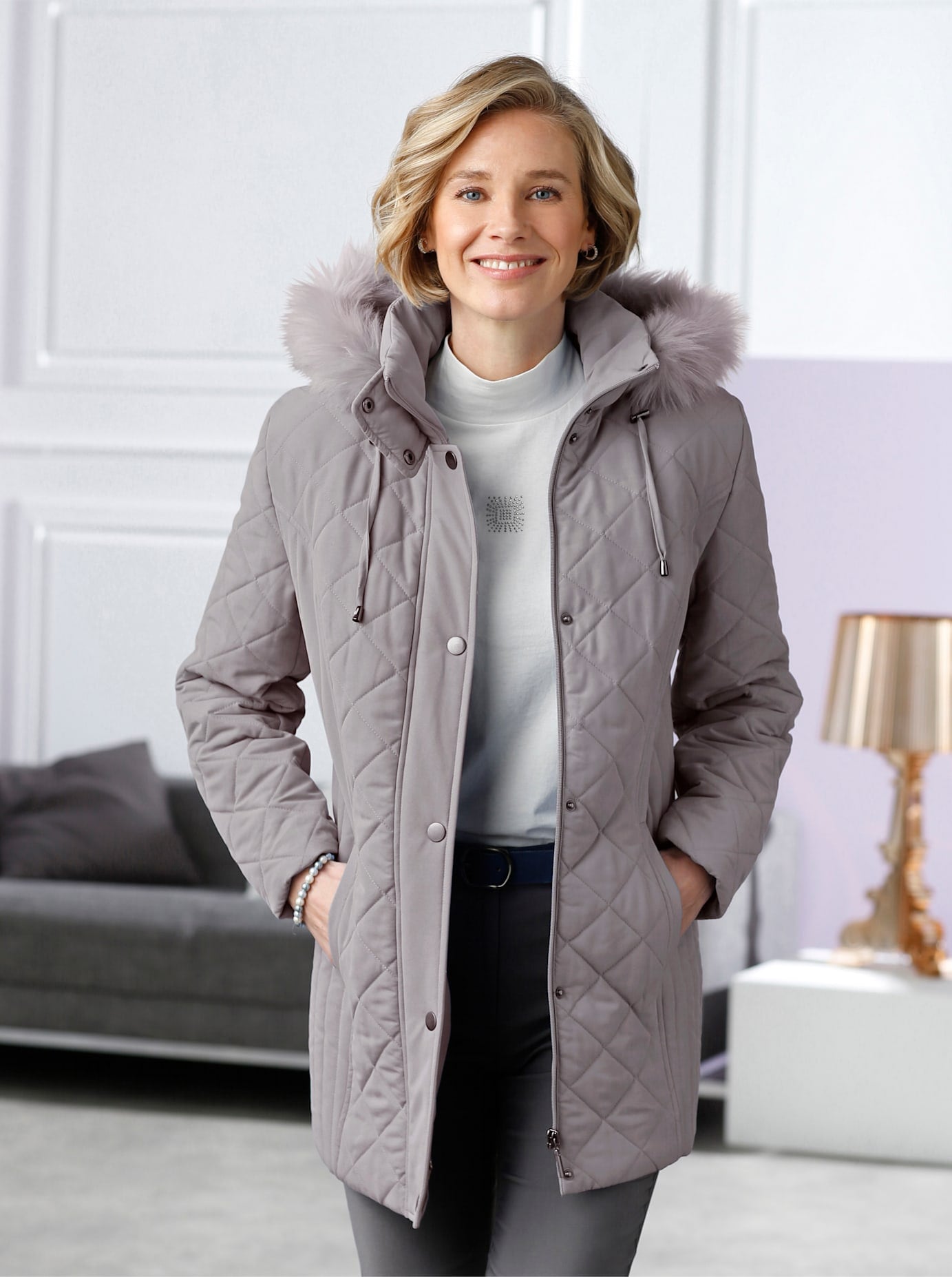 Classic Basics Steppjacke, mit Kapuze von Classic Basics