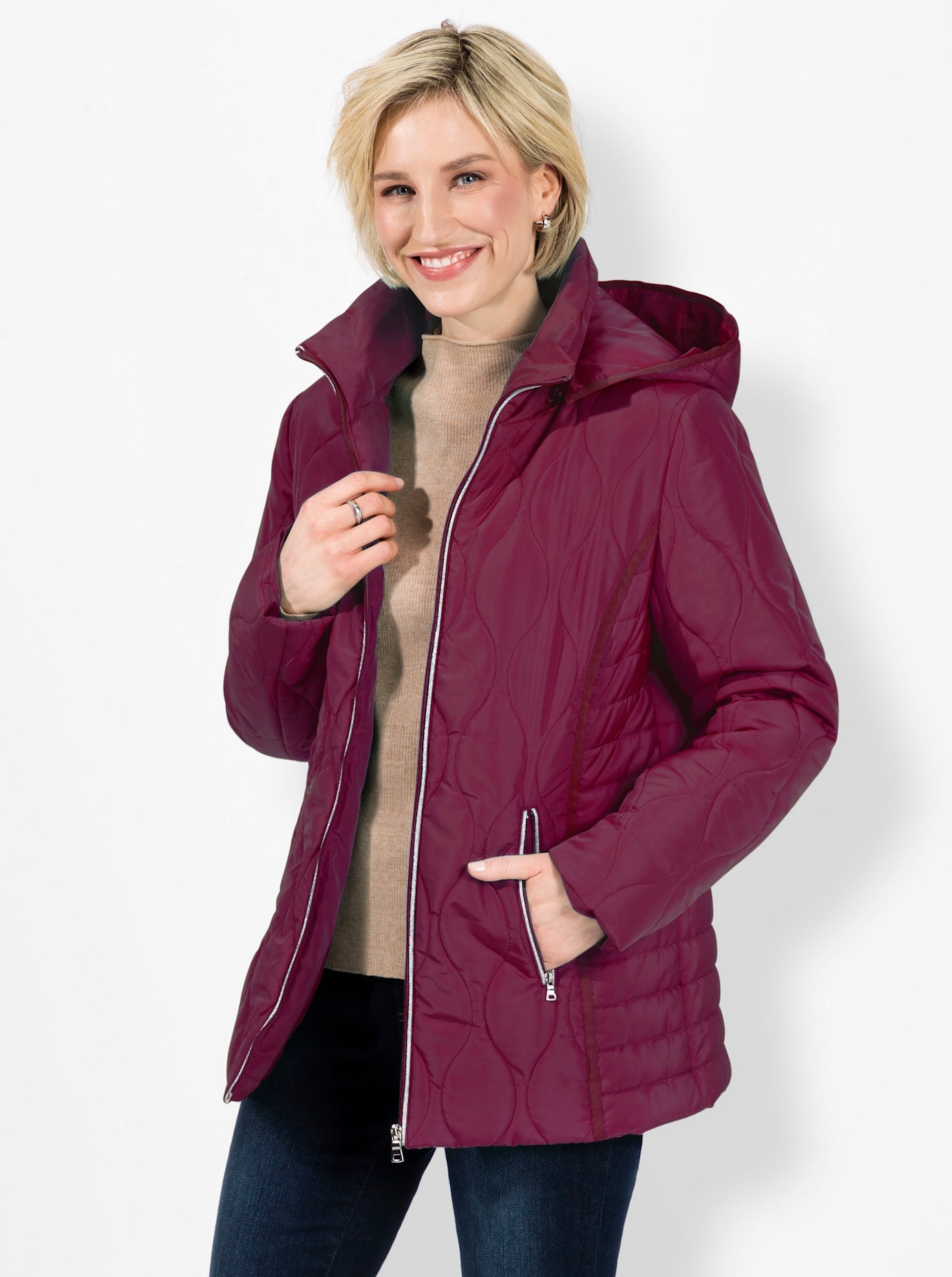 Classic Basics Steppjacke, mit Kapuze von Classic Basics