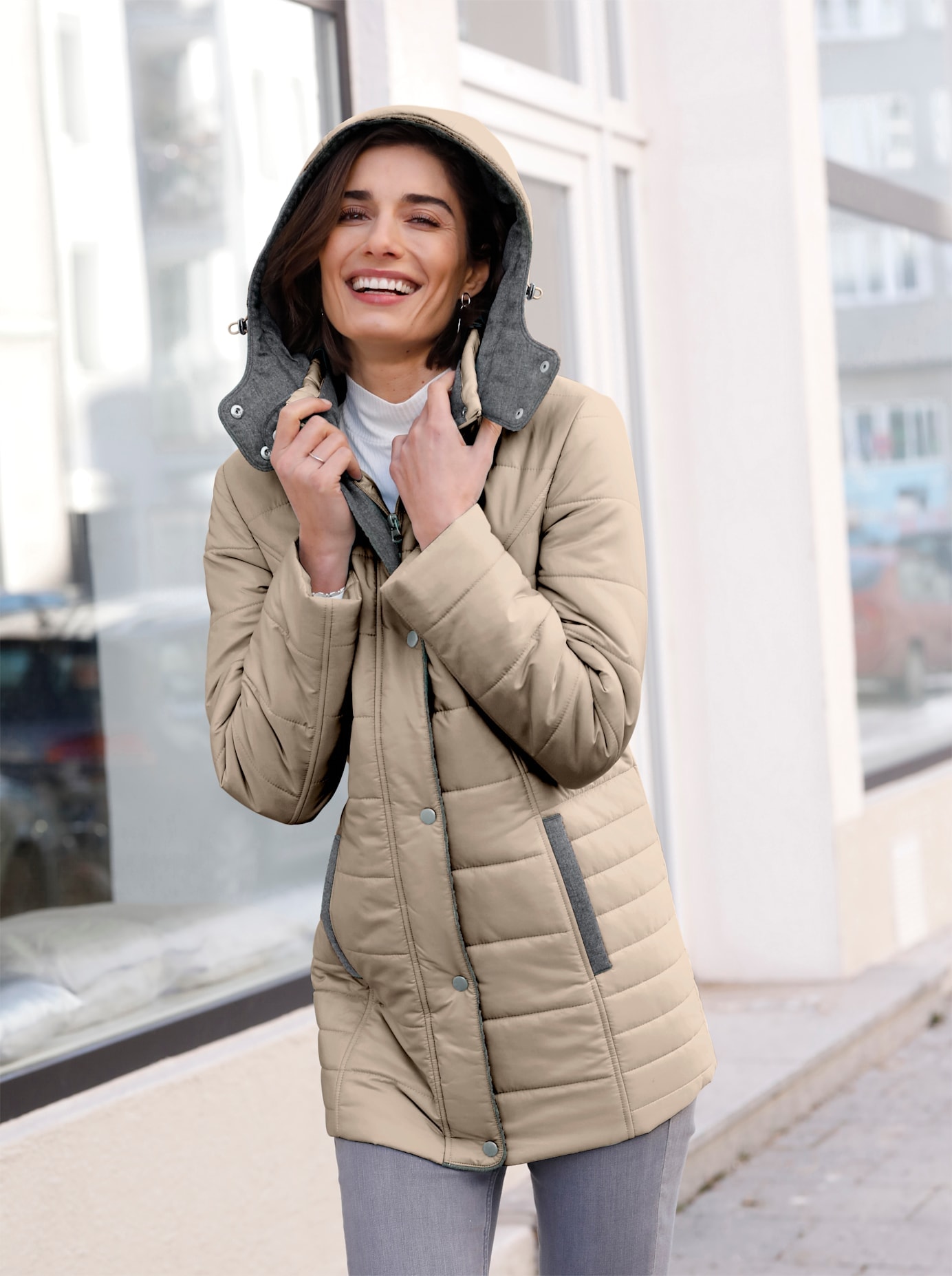 Classic Basics Steppjacke, mit Kapuze von Classic Basics