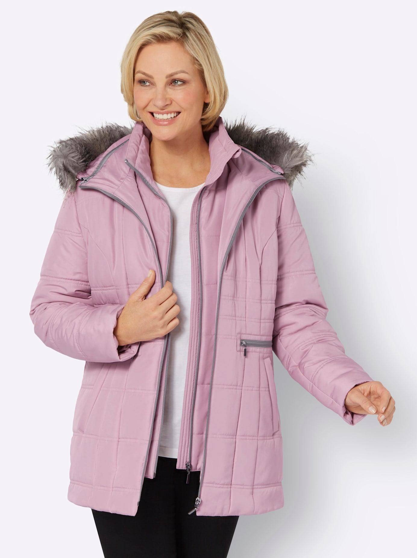 Classic Basics Steppjacke, mit Kapuze von Classic Basics