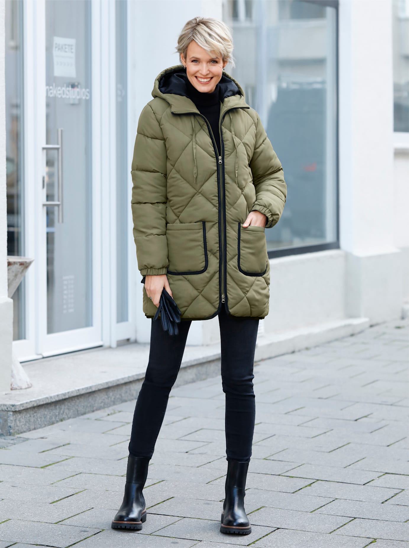 Classic Basics Steppjacke, mit Kapuze von Classic Basics