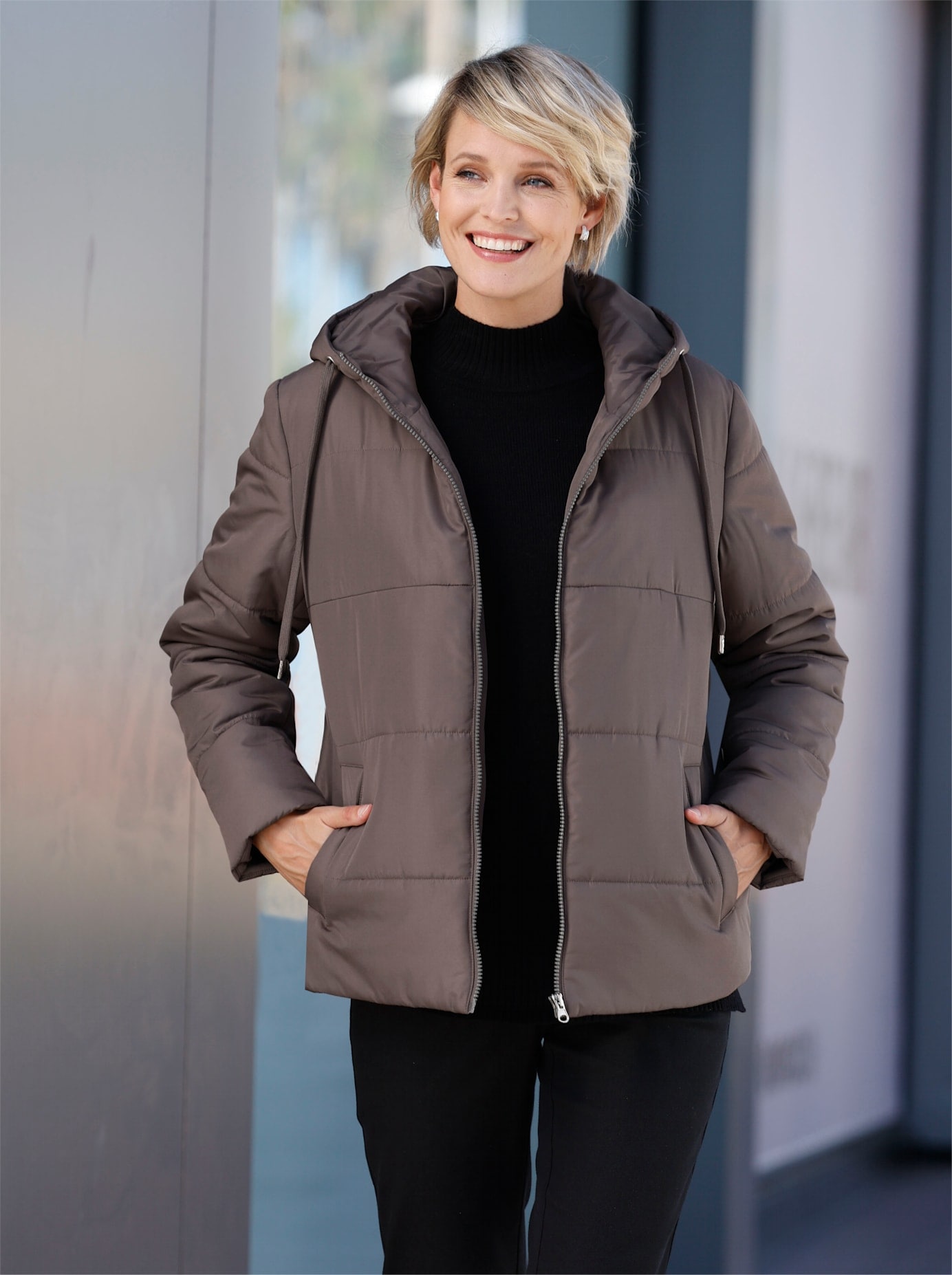 Classic Basics Steppjacke, mit Kapuze von Classic Basics