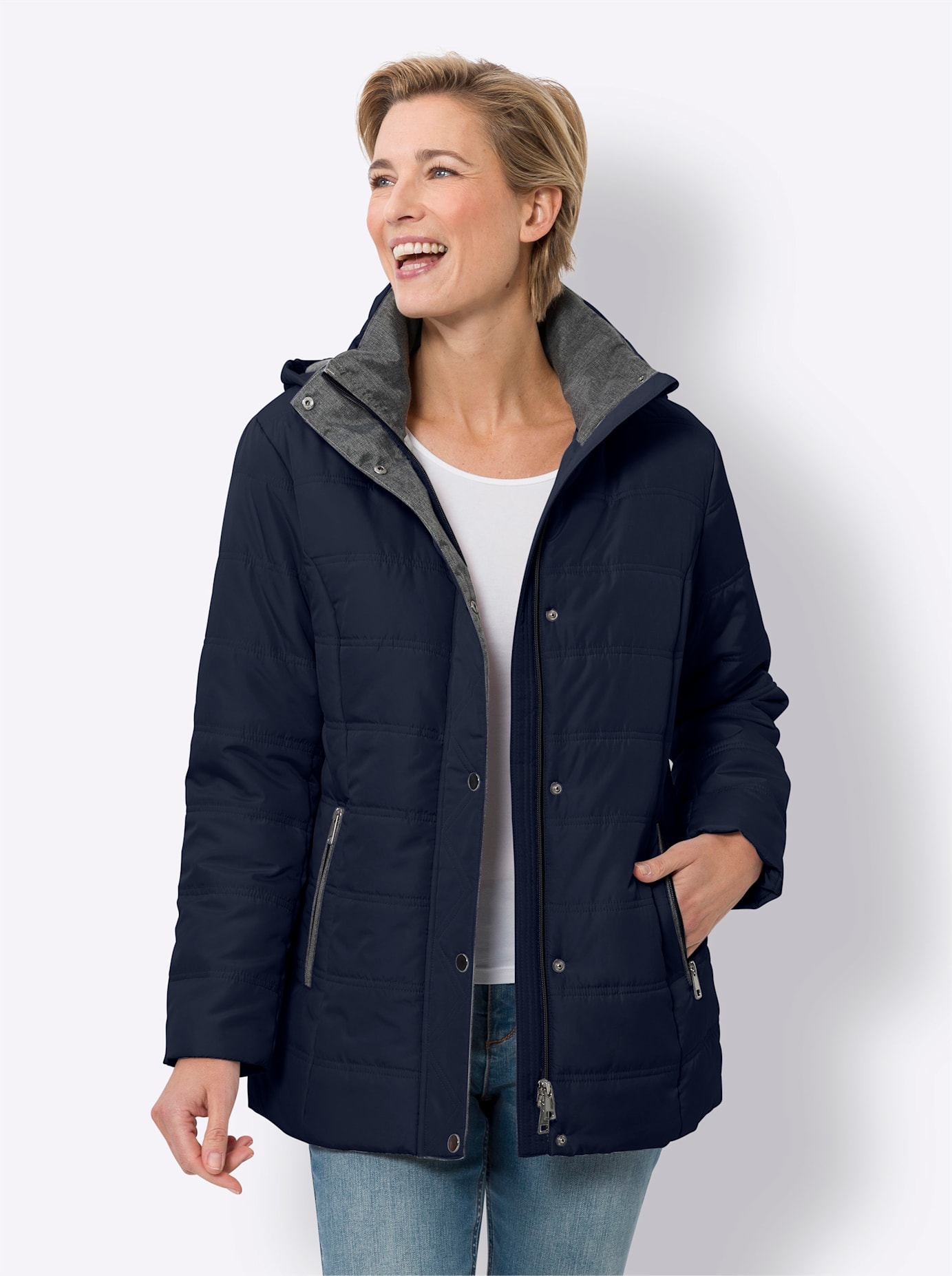 Classic Basics Steppjacke, mit Kapuze von Classic Basics