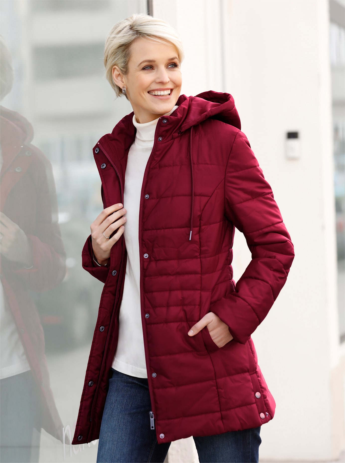 Classic Basics Steppjacke, mit Kapuze von Classic Basics