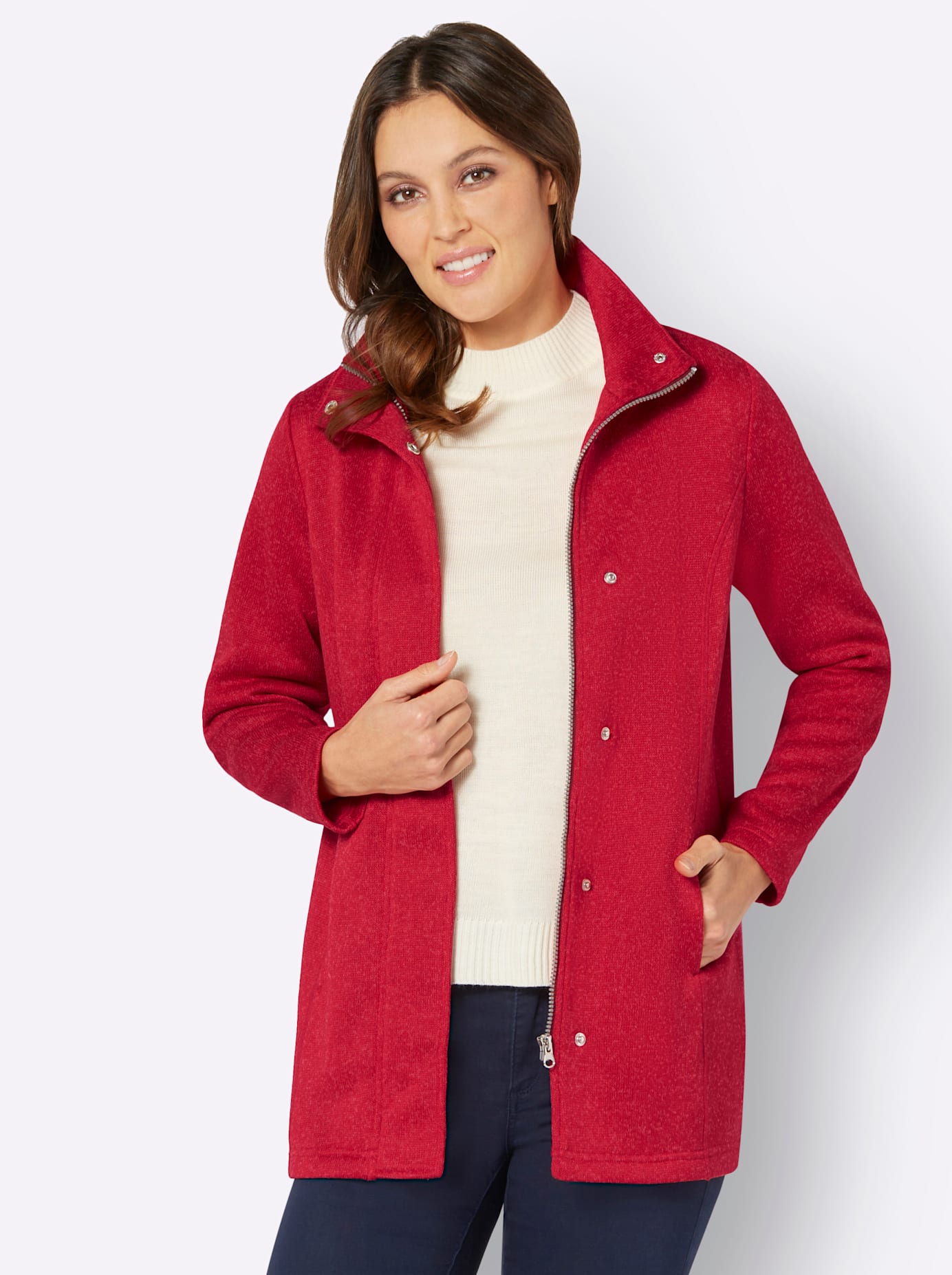 Classic Basics Strickfleecejacke, ohne Kapuze Classic Basics Strickfleecejacke, ohne Kapuze von Classic Basics