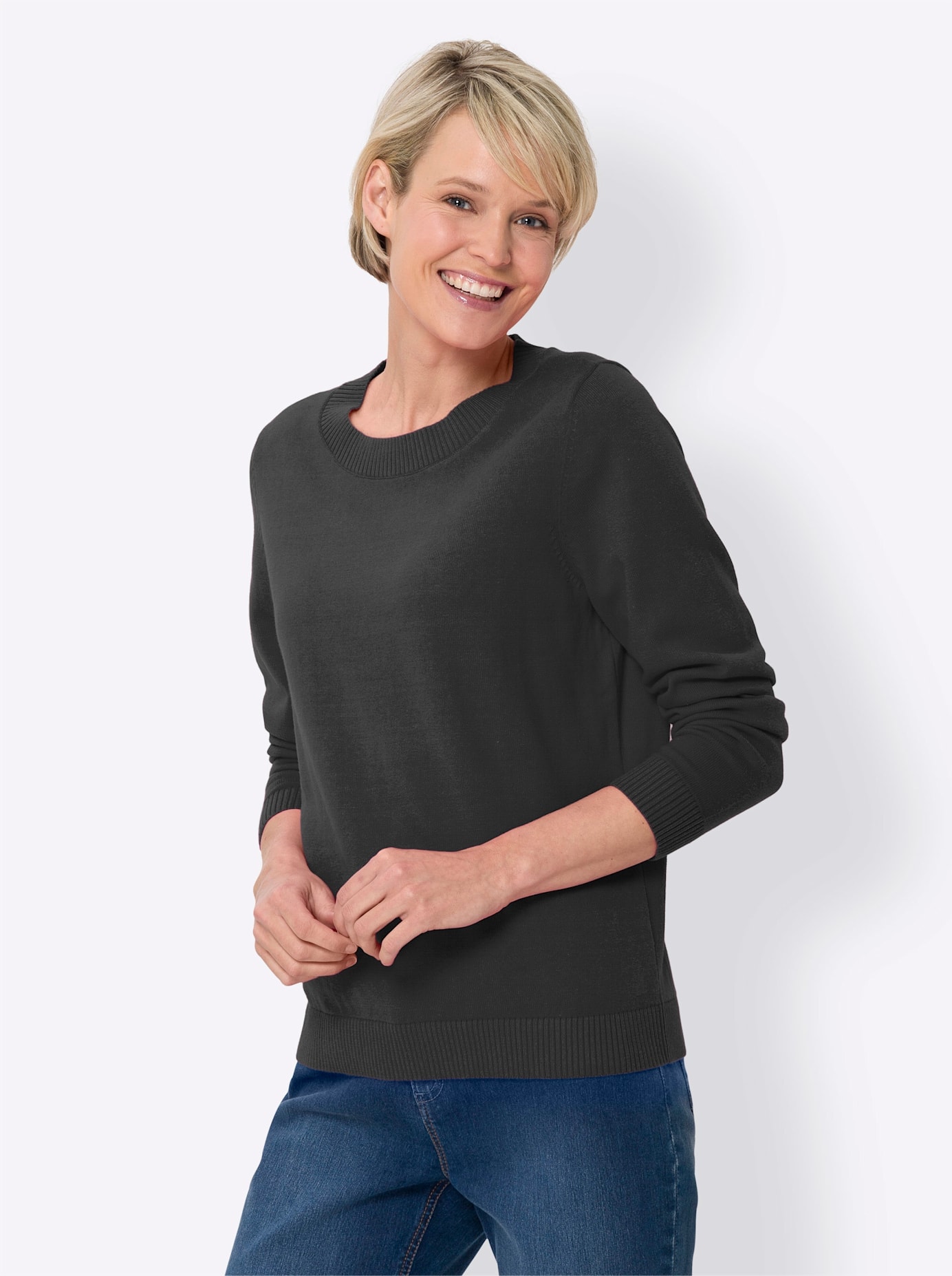 Classic Basics Strickpullover »Langarm-Pullover« von Classic Basics