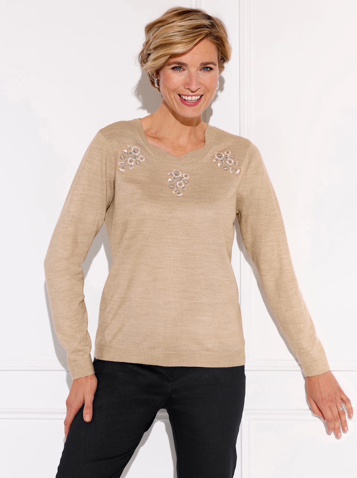 Classic Basics Strickpullover »Langarm-Pullover« von Classic Basics