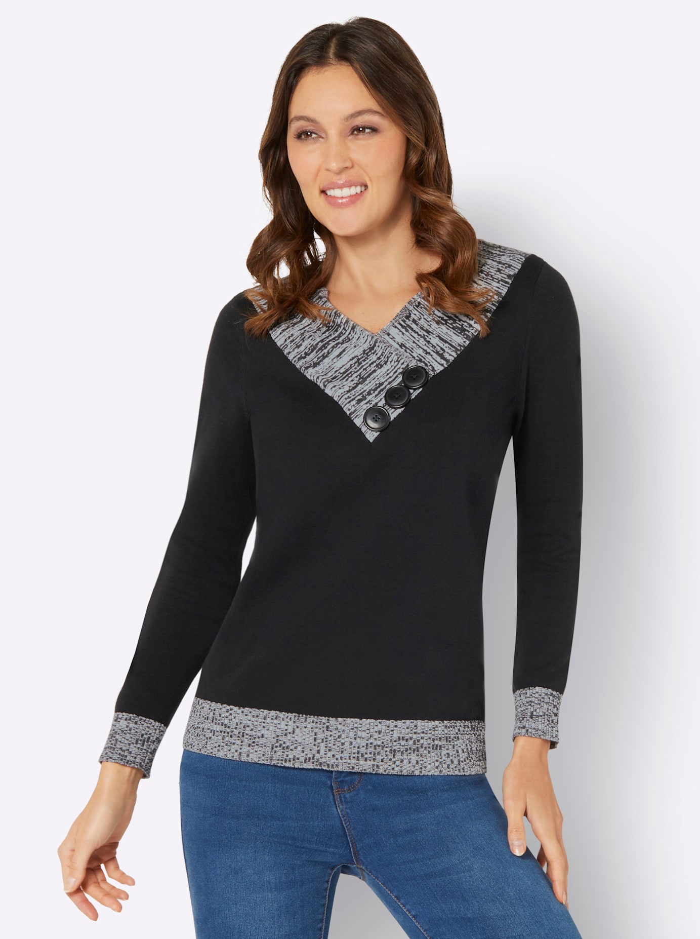 Classic Basics Strickpullover »Langarm-Pullover« von Classic Basics