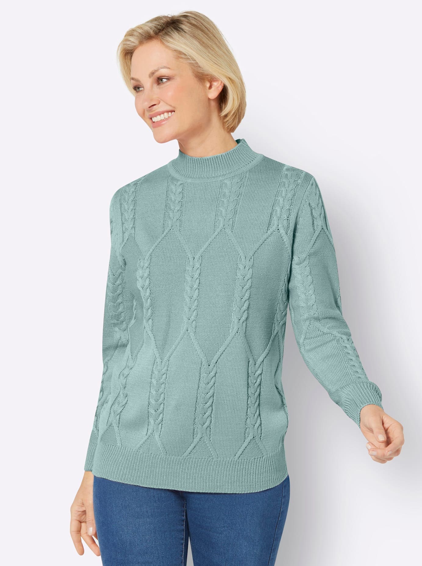 Classic Basics Strickpullover »Stehkragen-Pullover« von Classic Basics