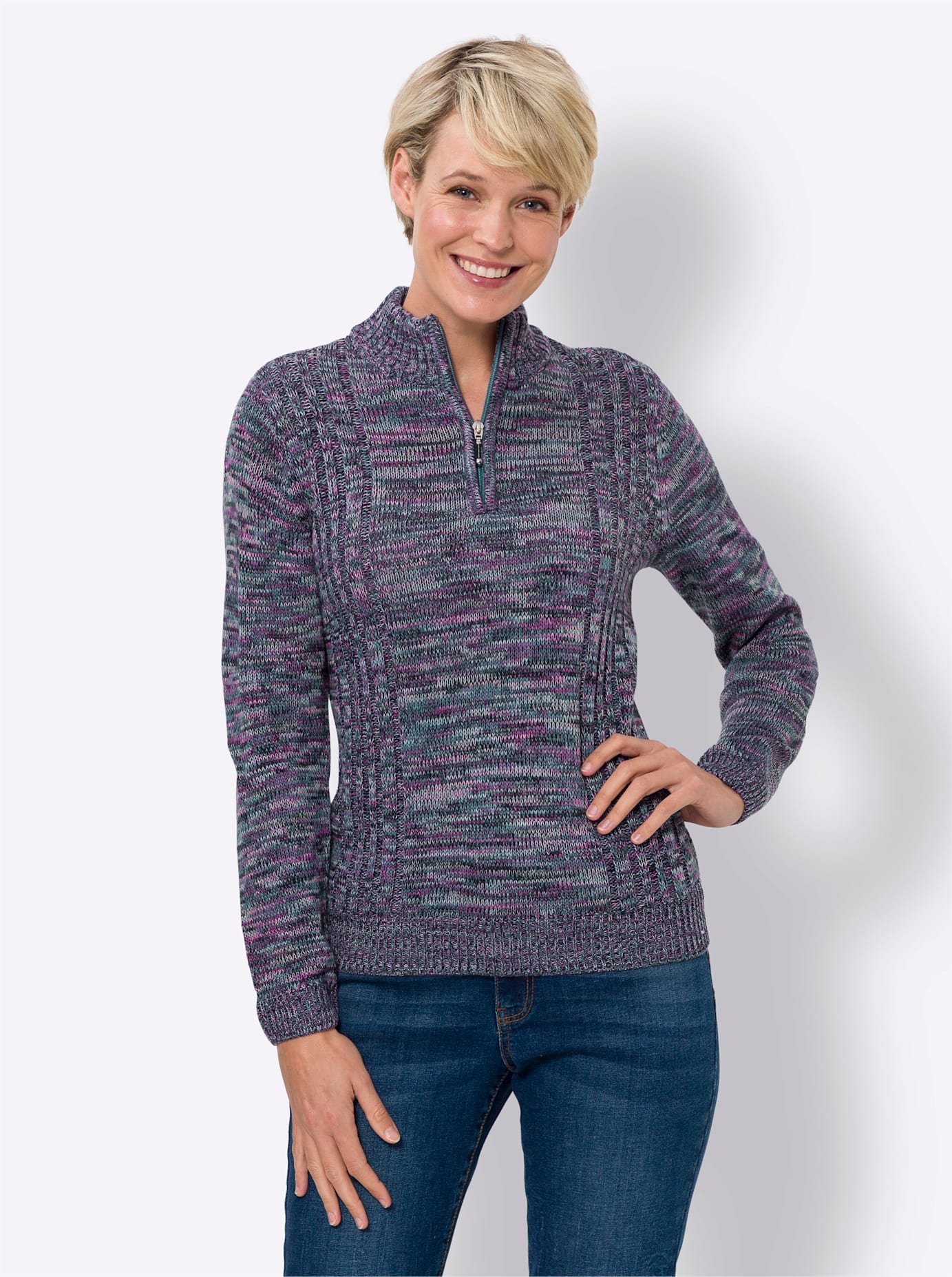 Classic Basics Strickpullover »Stehkragen-Pullover« von Classic Basics