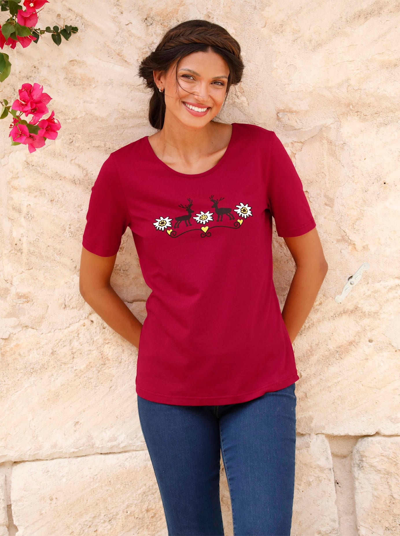 Classic Basics Trachtenshirt »Rundhals-Shirt« Classic Basics Trachtenshirt »Rundhals-Shirt« von Classic Basics