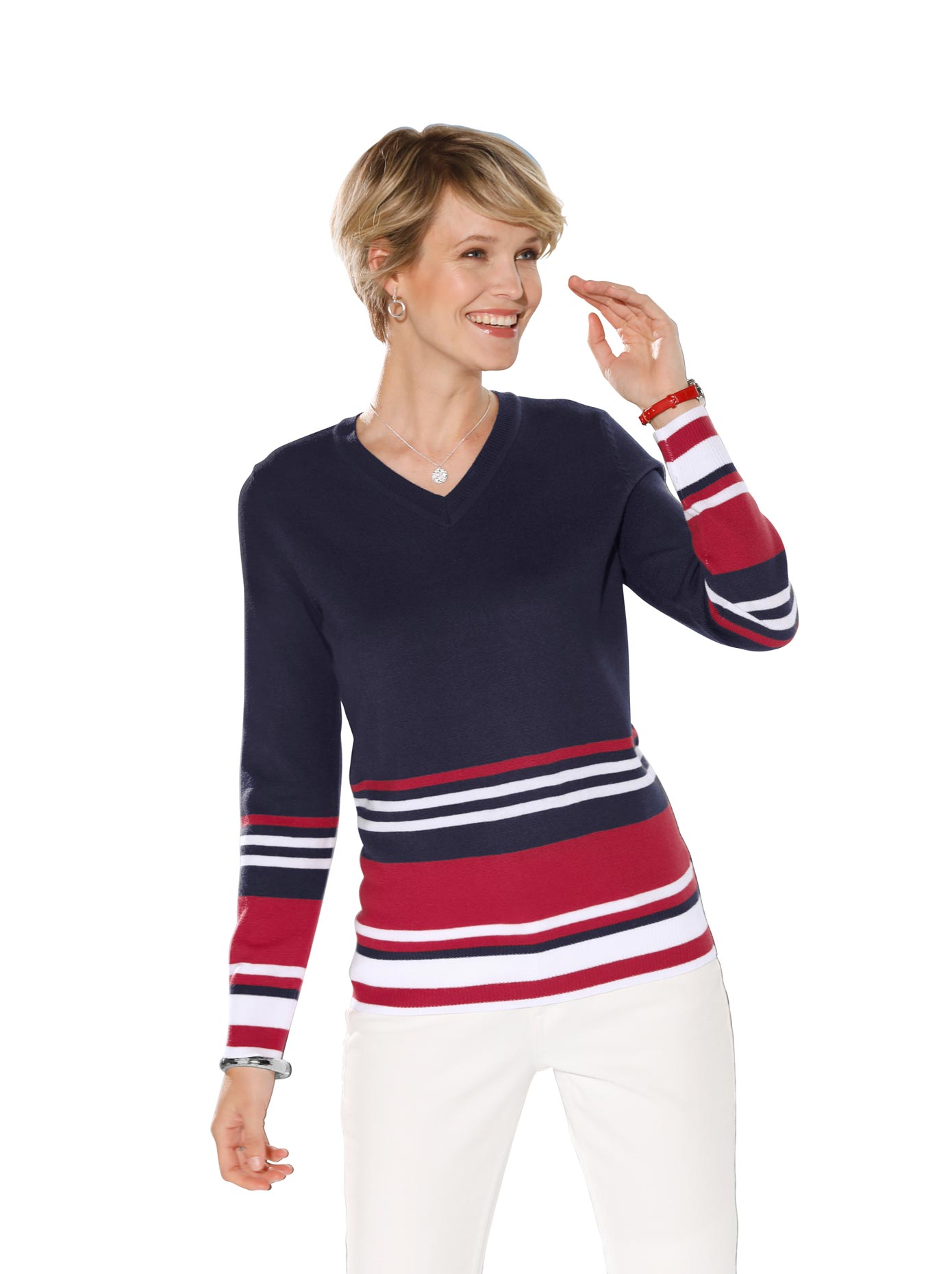 Classic Basics V-Ausschnitt-Pullover »Pullover« von Classic Basics