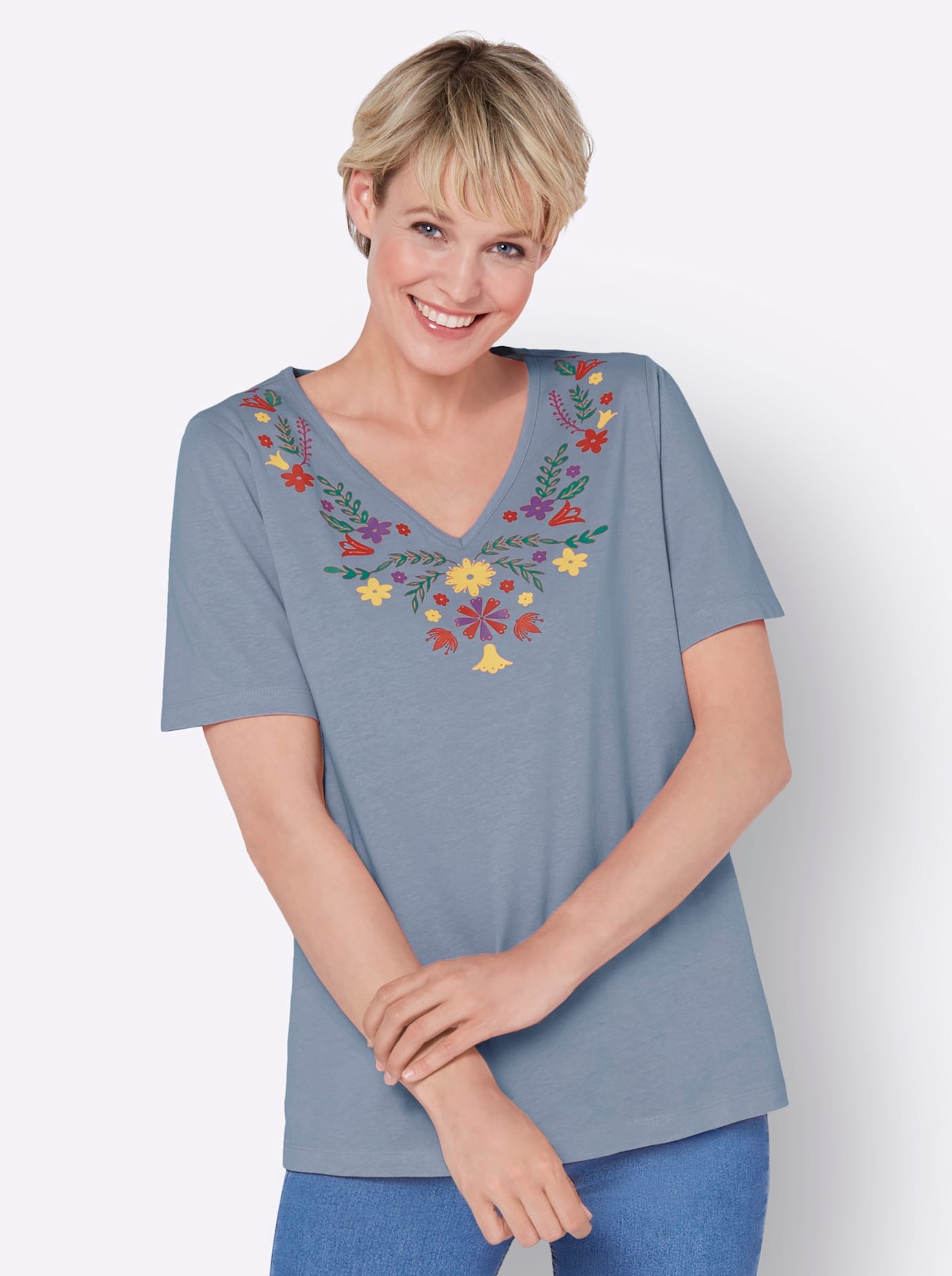 Classic Basics V-Shirt »Kurzarm-Shirt« Classic Basics V-Shirt »Kurzarm-Shirt« von Classic Basics