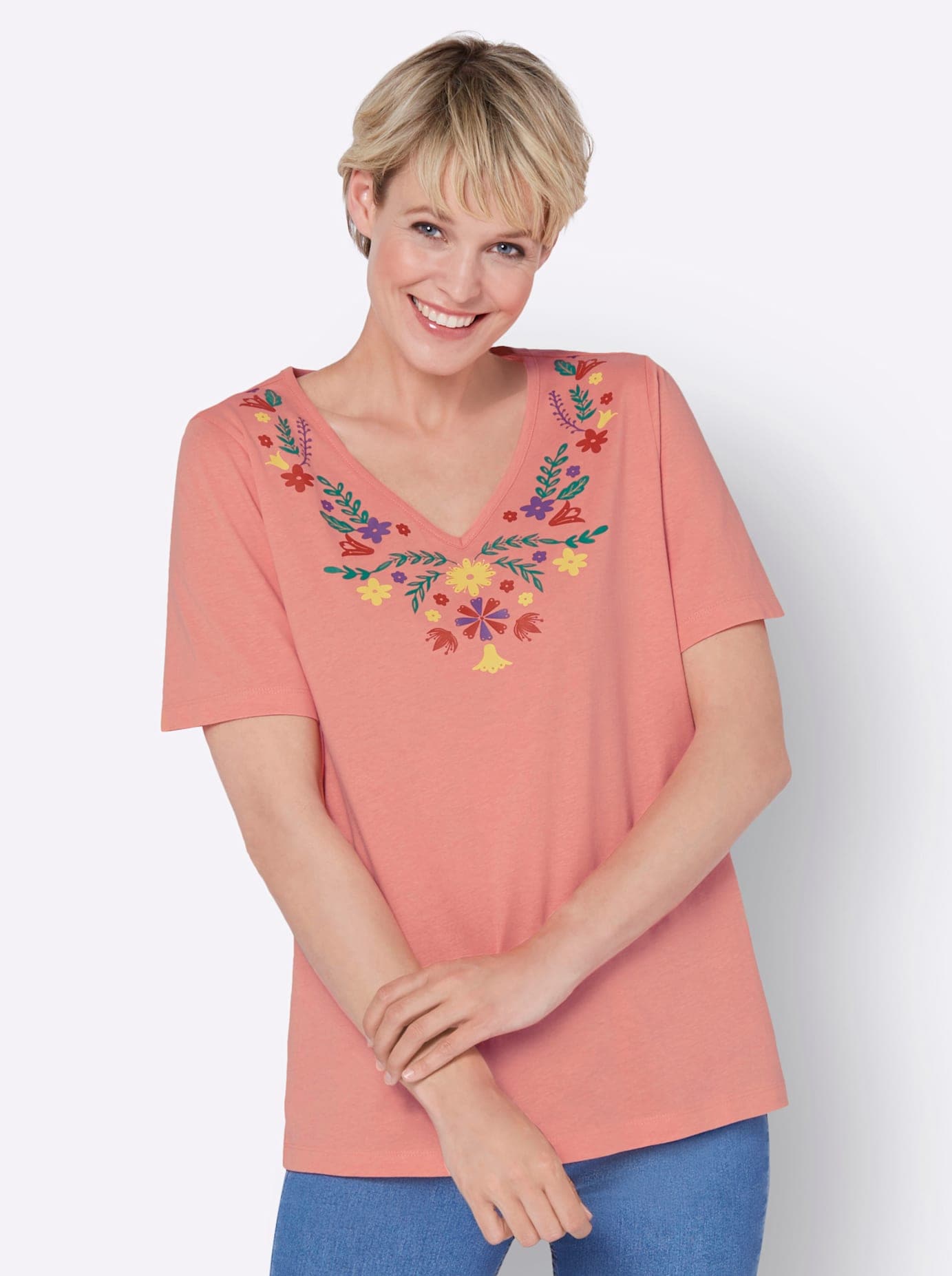 Classic Basics V-Shirt »Kurzarm-Shirt« Classic Basics V-Shirt »Kurzarm-Shirt« von Classic Basics