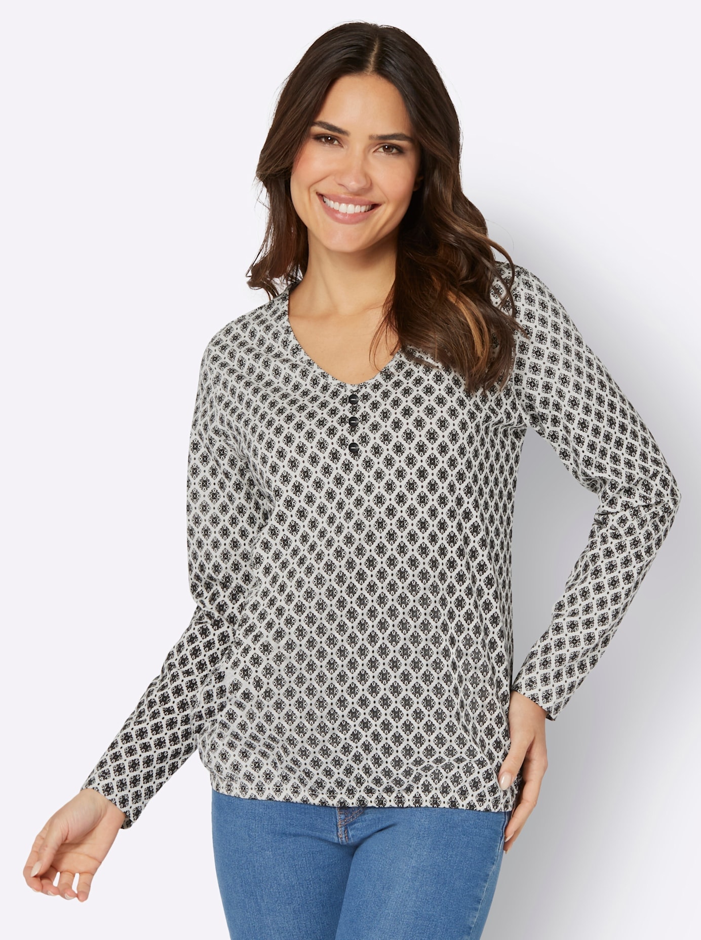 Classic Basics V-Shirt »Langarm-Shirt« Classic Basics V-Shirt »Langarm-Shirt« von Classic Basics