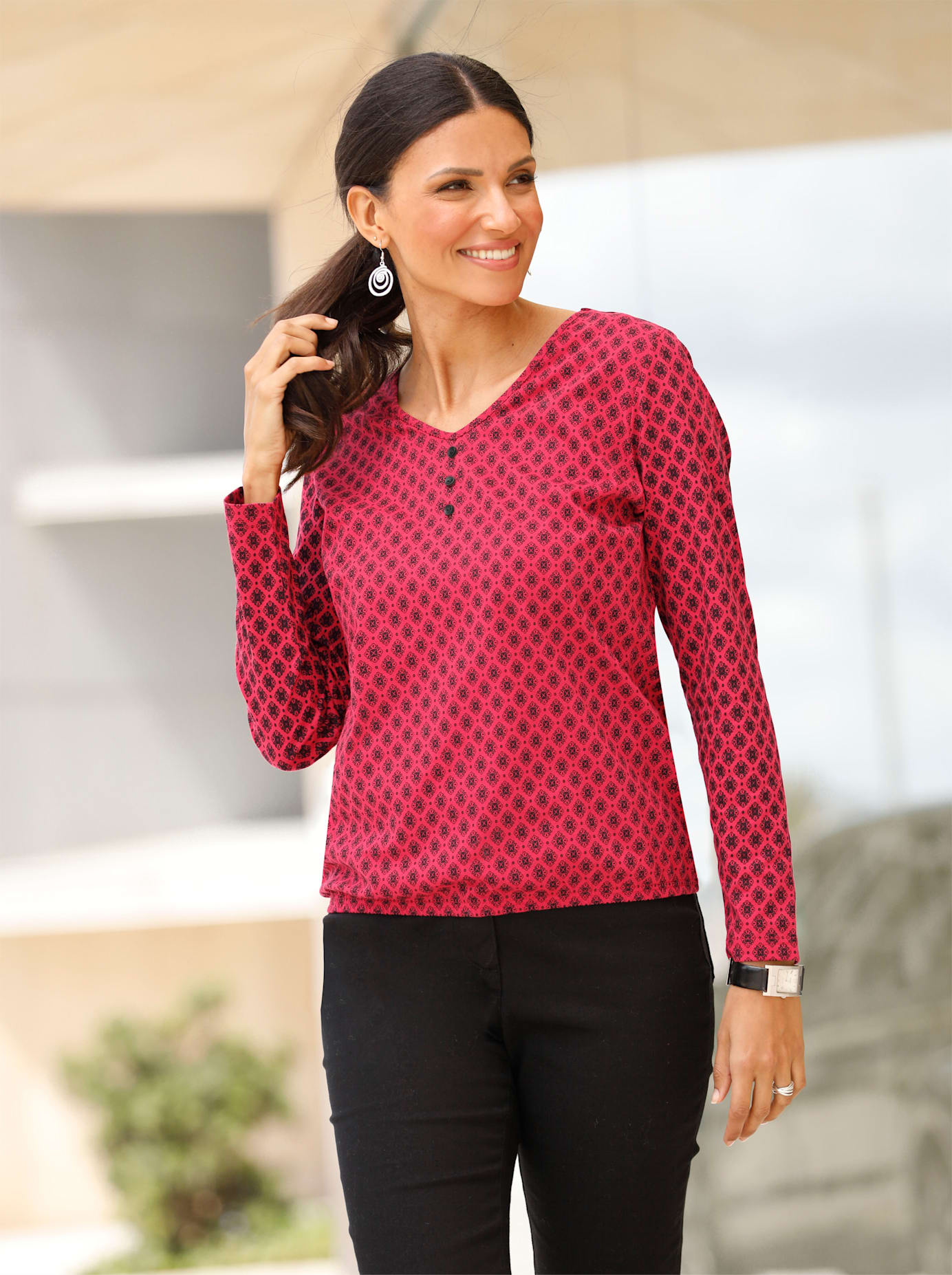 Classic Basics V-Shirt »Langarm-Shirt« Classic Basics V-Shirt »Langarm-Shirt« von Classic Basics