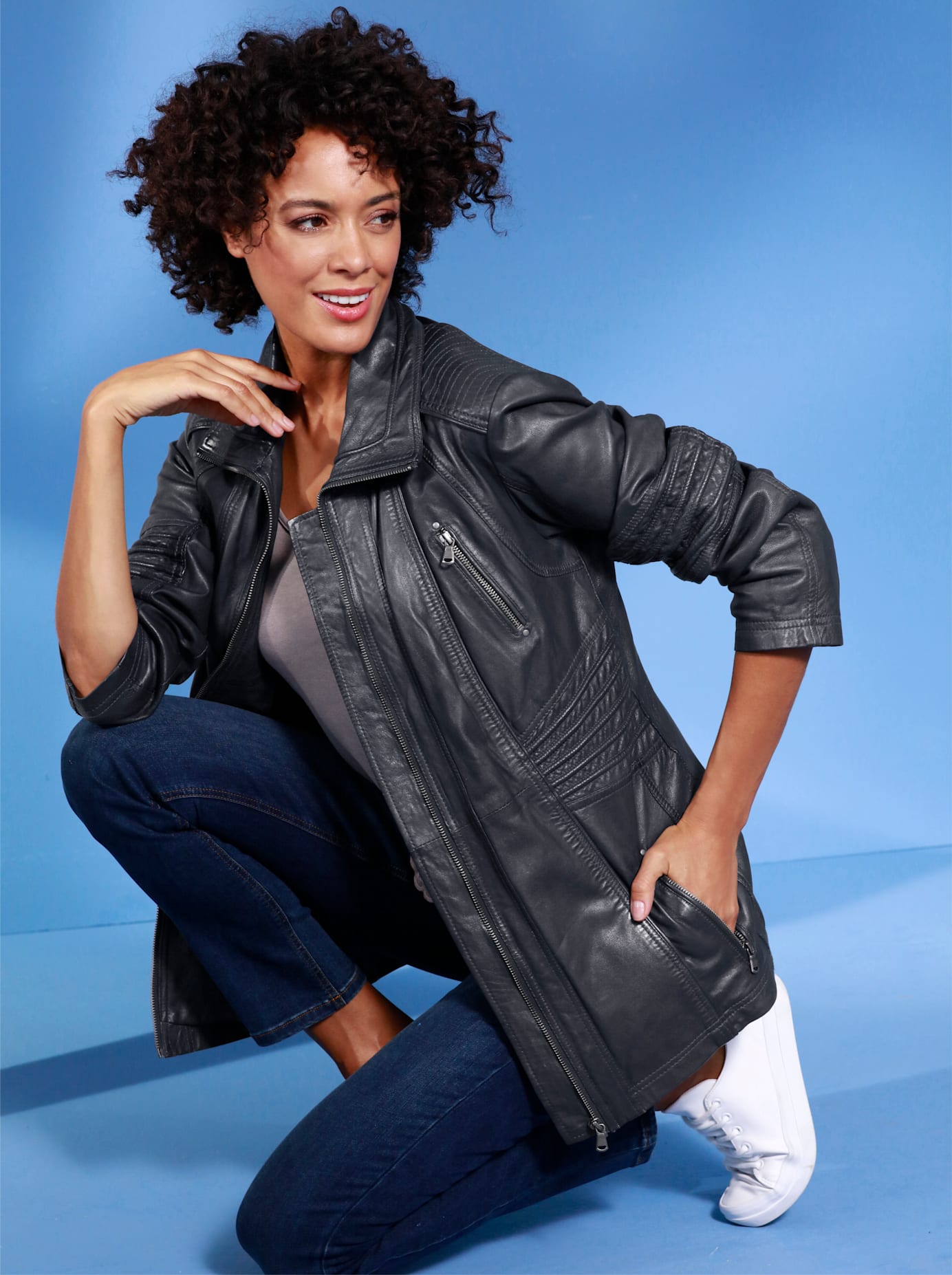 Inspirationen Lederjacke, ohne Kapuze Inspirationen Lederjacke, ohne Kapuze von Inspirationen