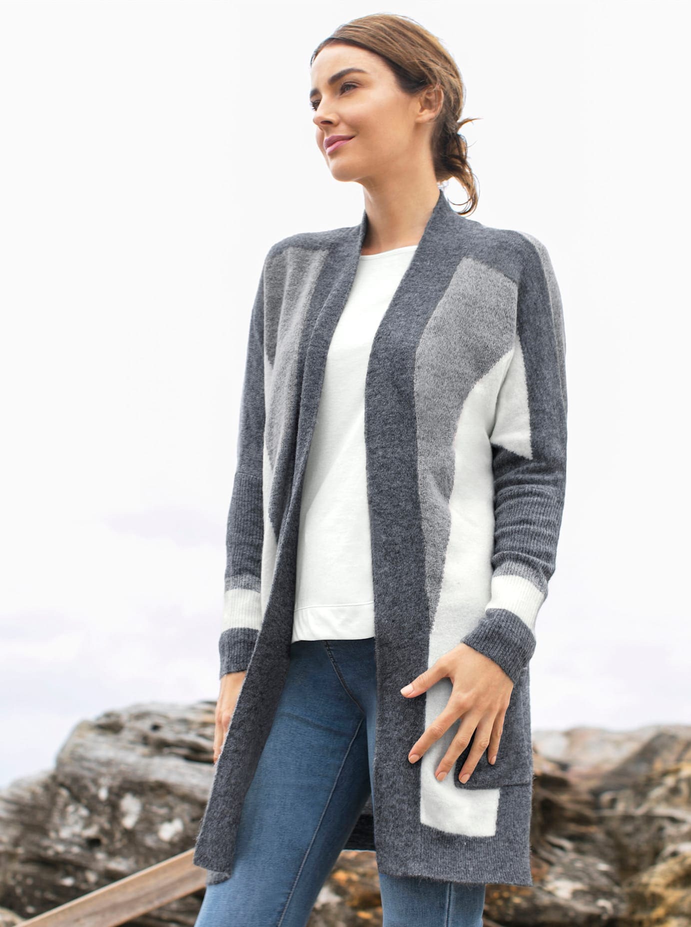 Inspirationen Longstrickjacke Inspirationen Longstrickjacke von Inspirationen