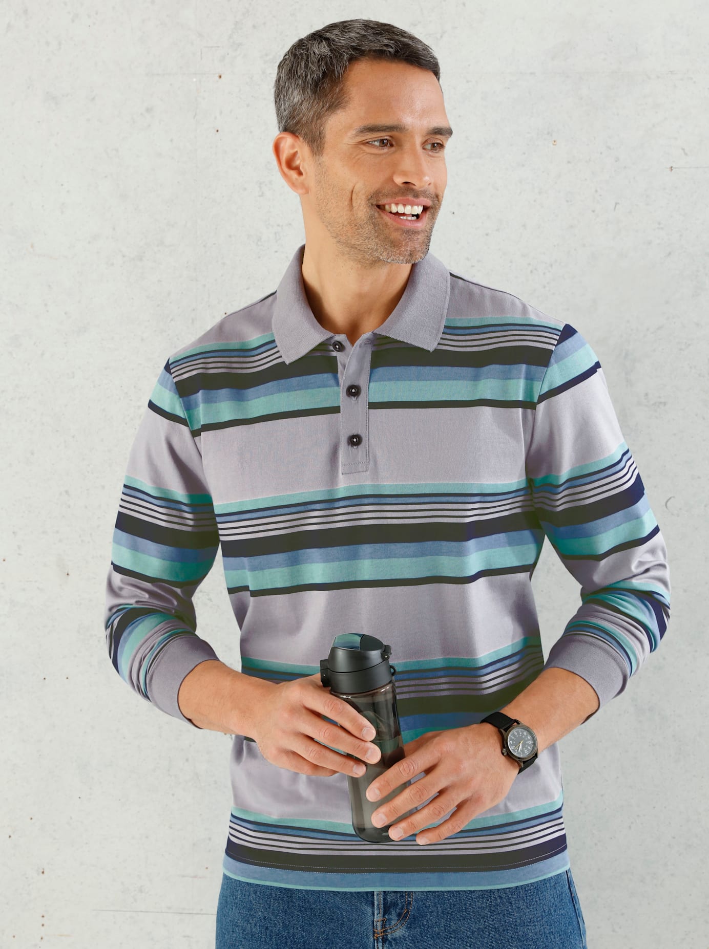 Classic Langarm-Poloshirt »Poloshirt« von Classic