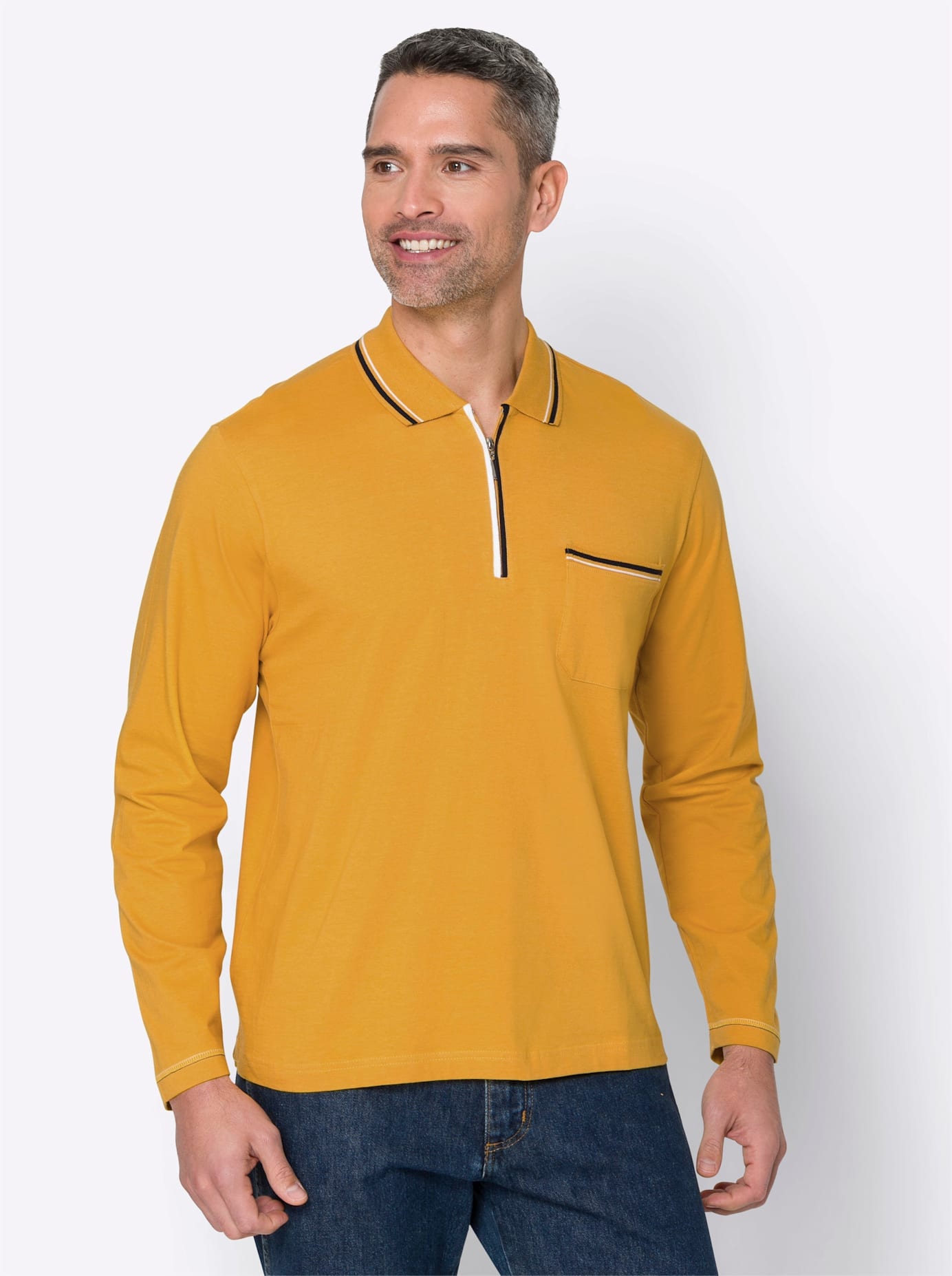 Classic Langarm-Poloshirt »Poloshirt« von Classic