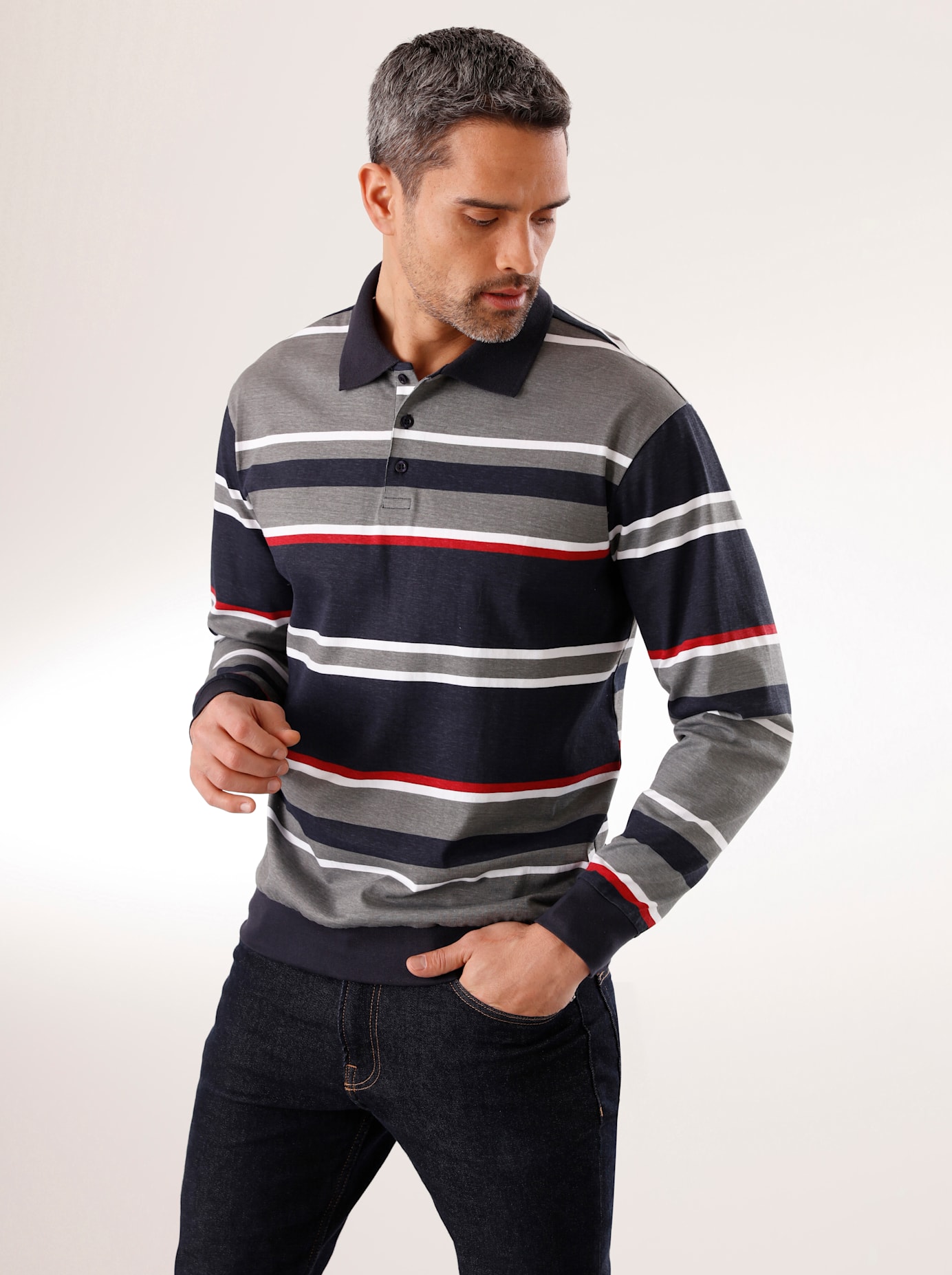 Classic Langarm-Poloshirt »Poloshirt« von Classic