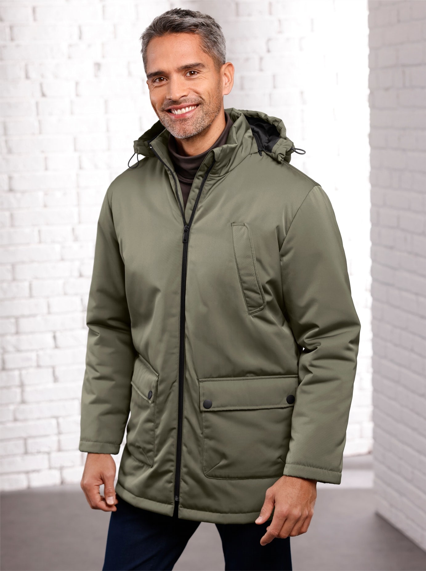 Classic Outdoorjacke, mit Kapuze von Classic