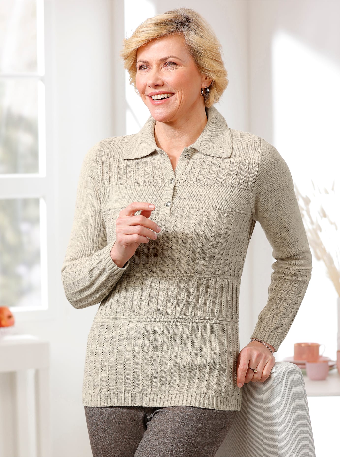 Classic Polokragenpullover »Pullover« Classic Polokragenpullover »Pullover« von Classic
