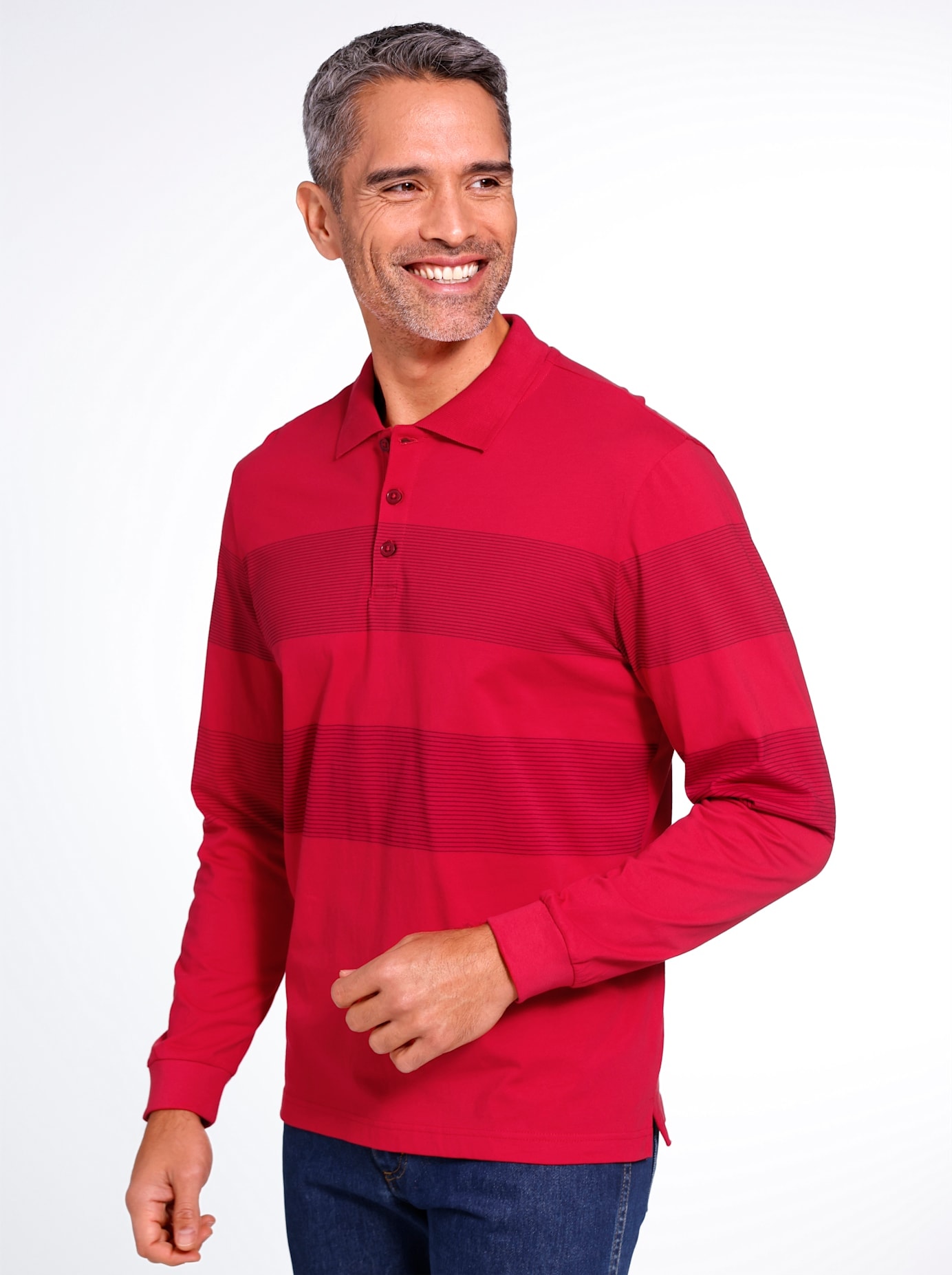 Classic Poloshirt »Langarm-Poloshirt« von Classic