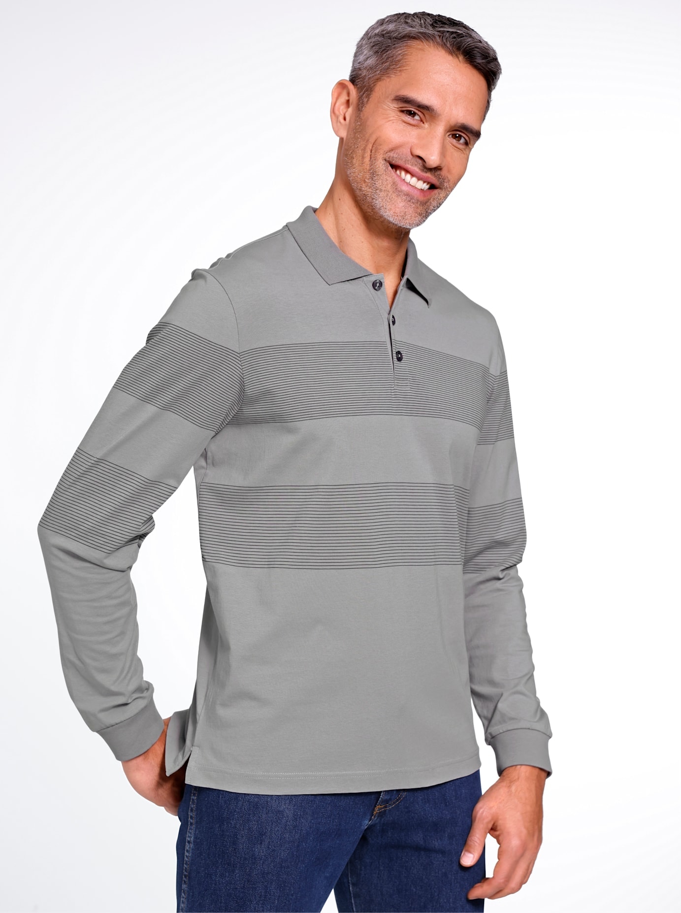 Classic Poloshirt »Langarm-Poloshirt« von Classic