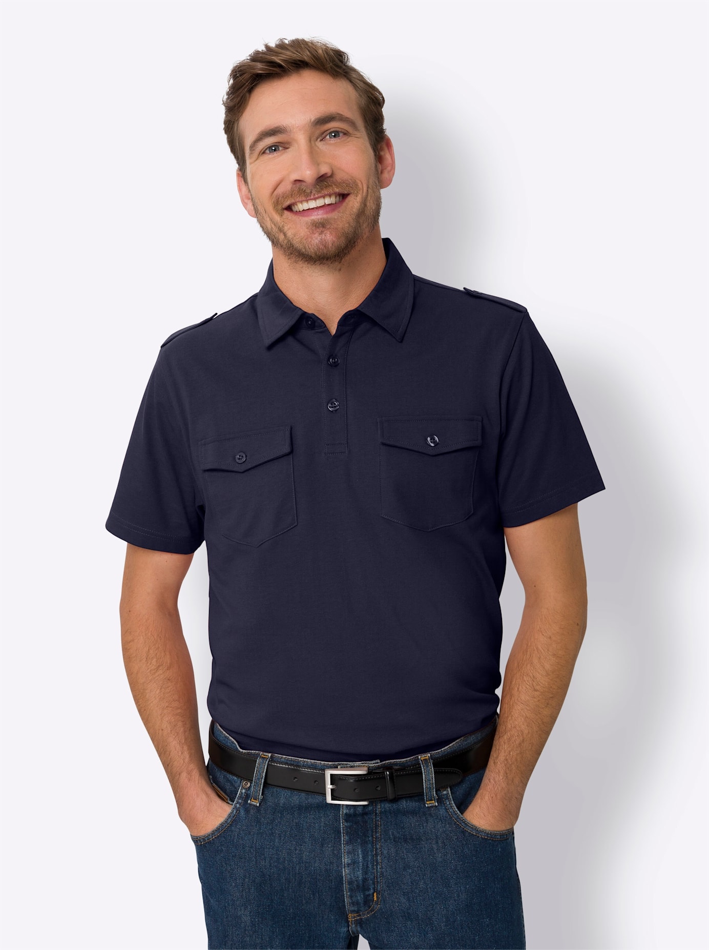 Classic Poloshirt »Kurzarm-Poloshirt« von Classic