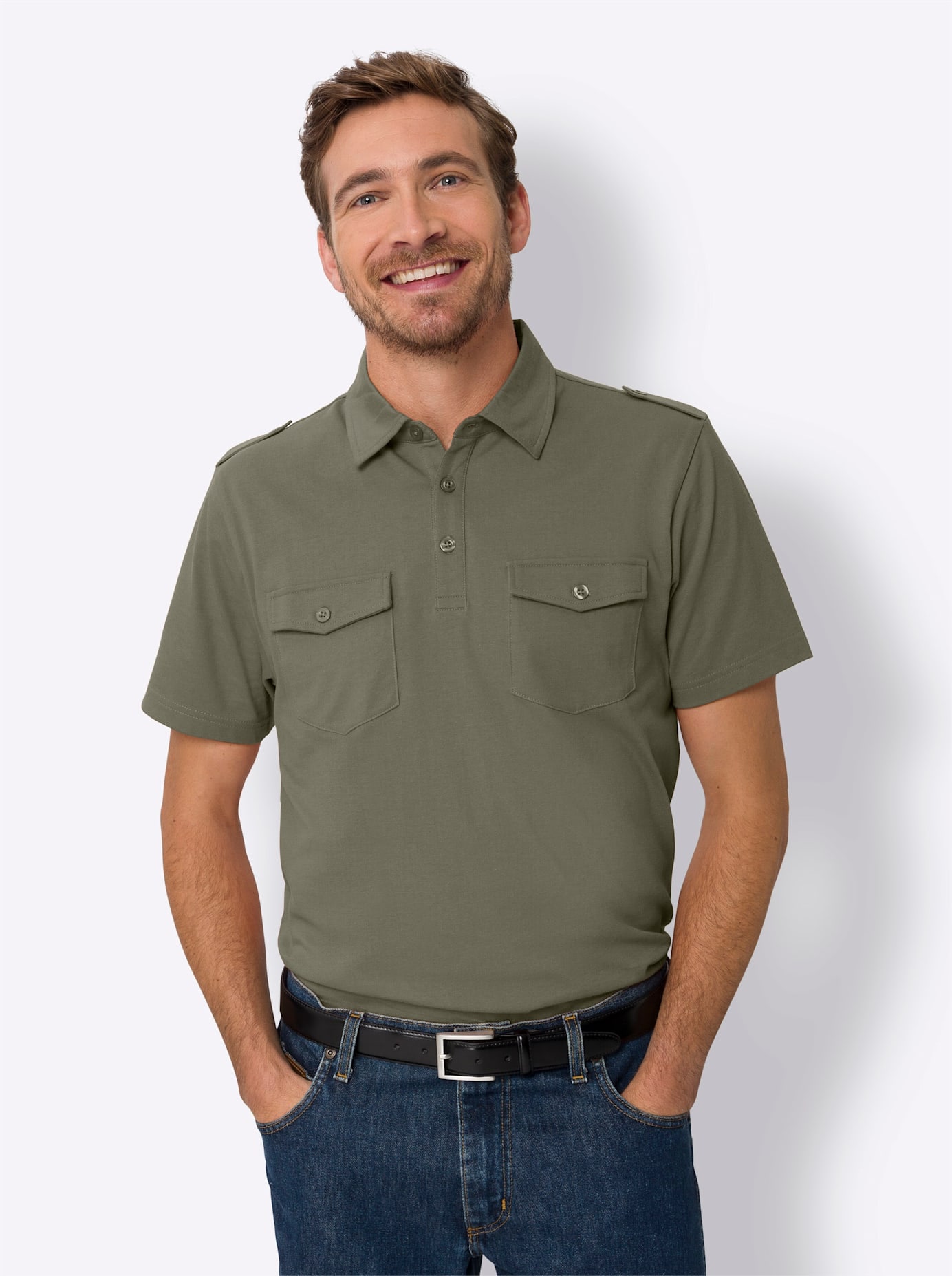 Classic Poloshirt »Kurzarm-Poloshirt« von Classic