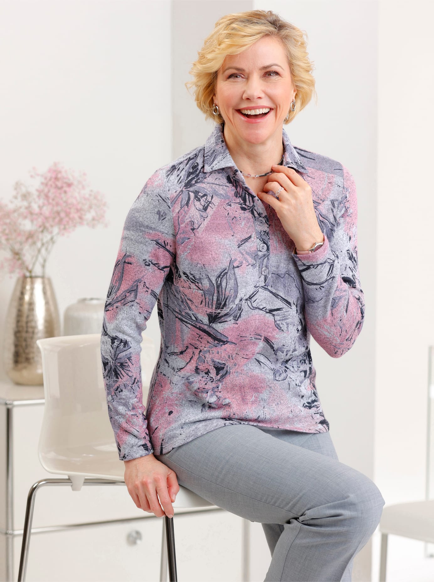 Classic Poloshirt »Winter-Shirt« Classic Poloshirt »Winter-Shirt« von Classic