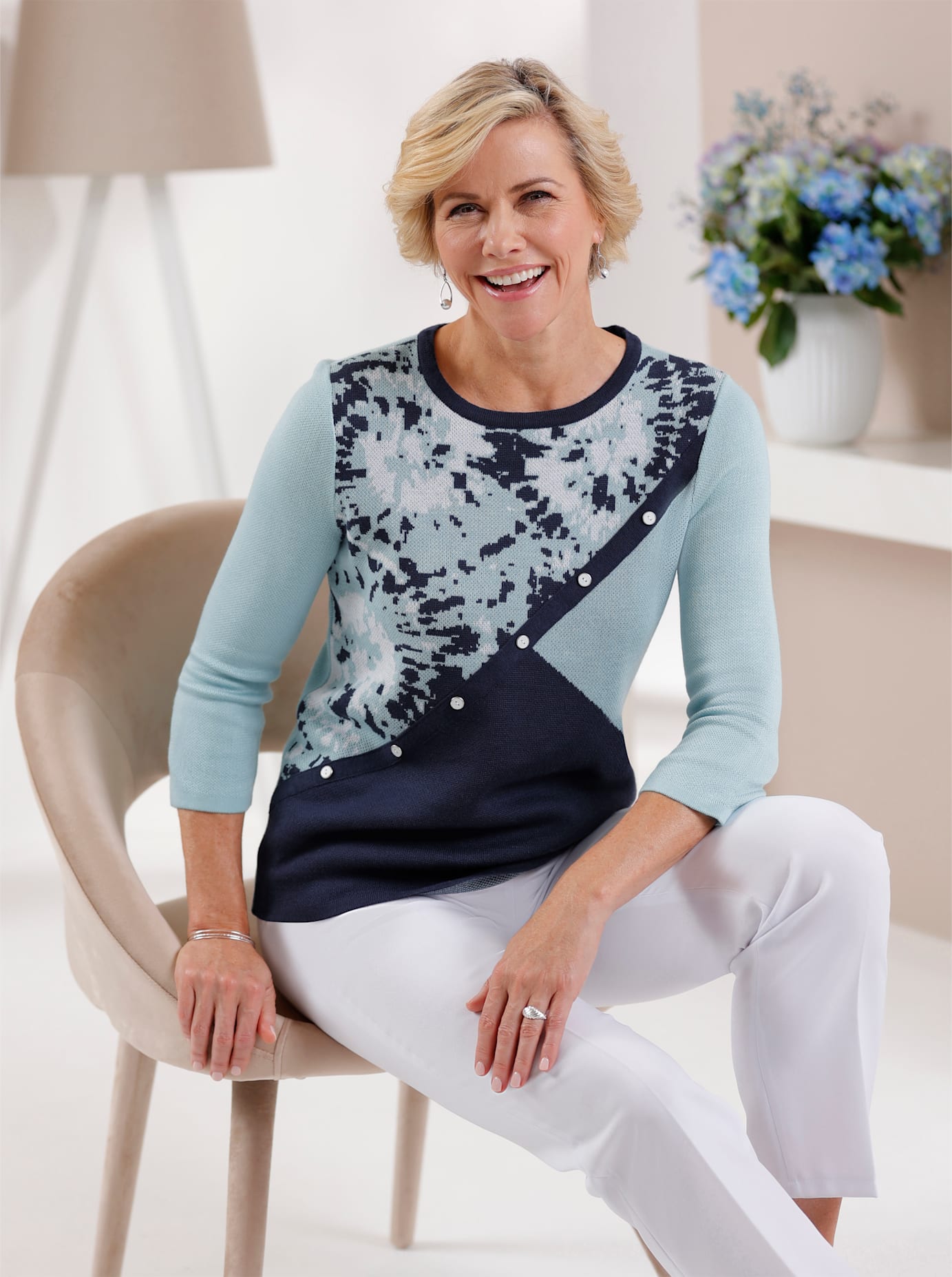 Classic Rundhalspullover »Jacquard-Pullover« Classic Rundhalspullover »Jacquard-Pullover« von Classic